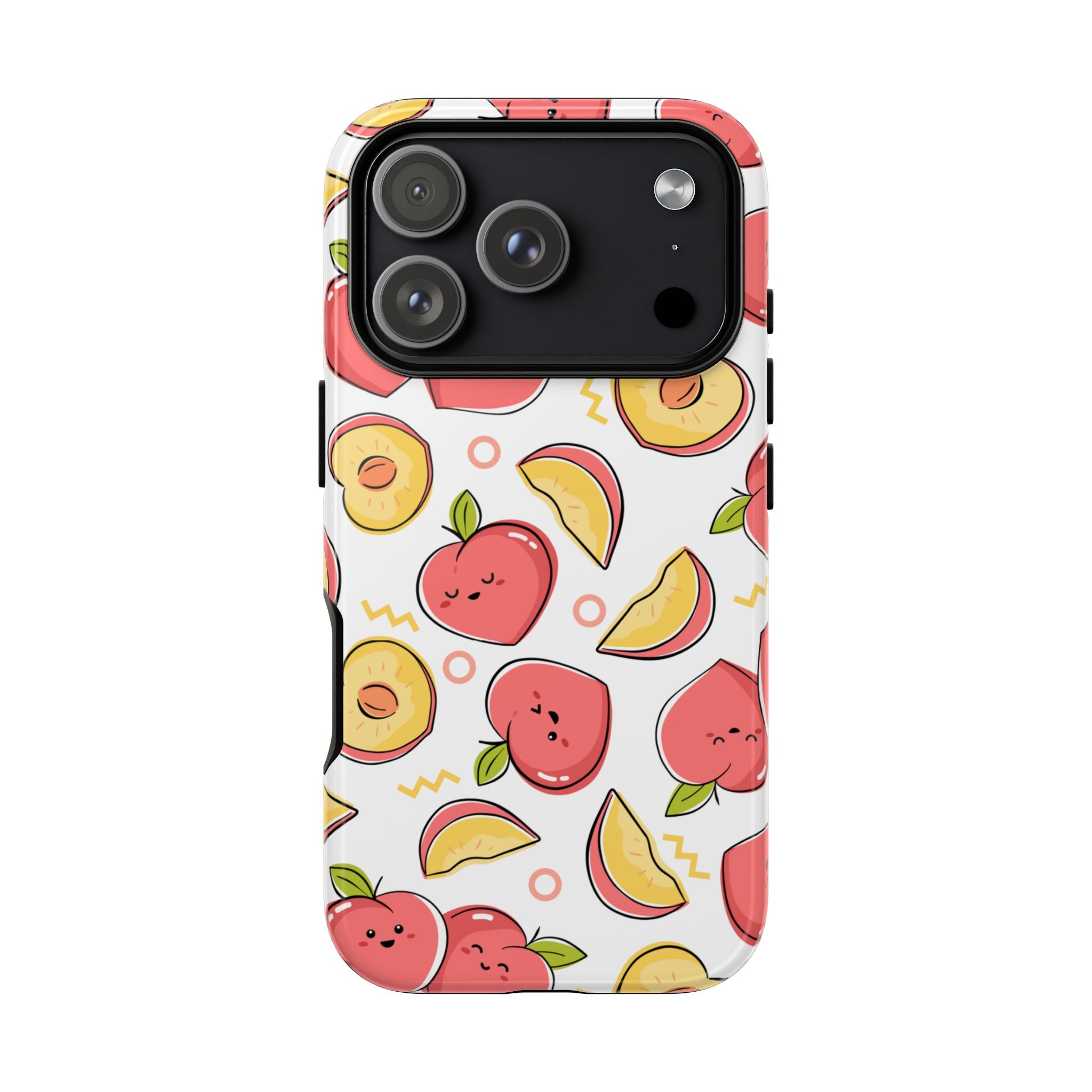 Phone Cases - Peach Patterned Tough Cases