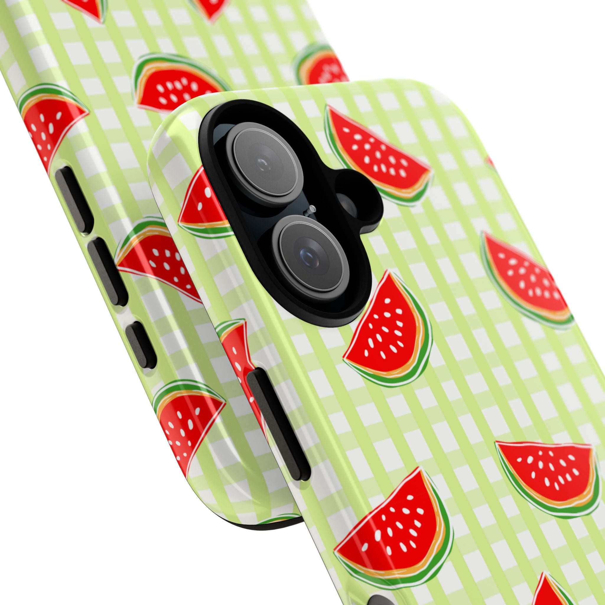 Green Plaided Pattern Watermelon