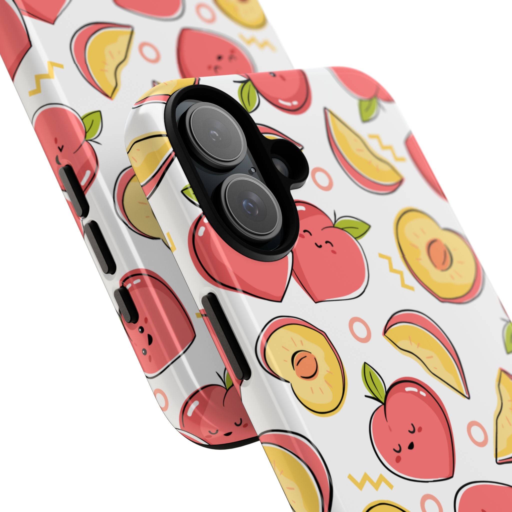 Phone Cases - Peach Patterned Tough Cases