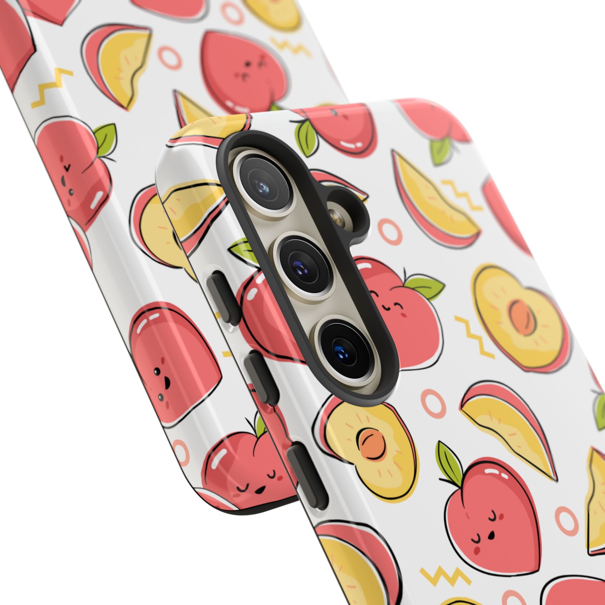 Phone Cases - Peach Patterned Tough Cases