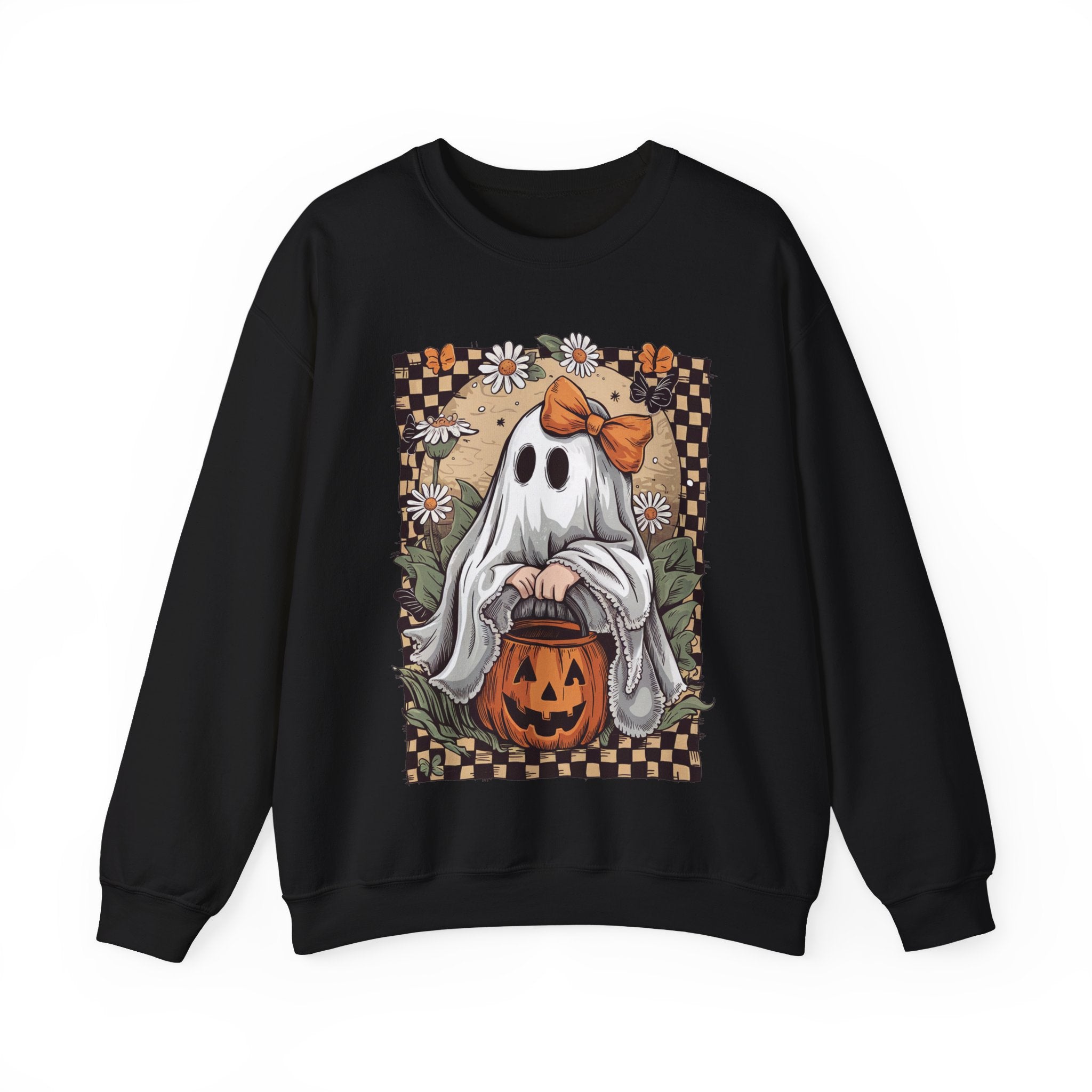 Halloween Ghost Crewneck Sweatshirt