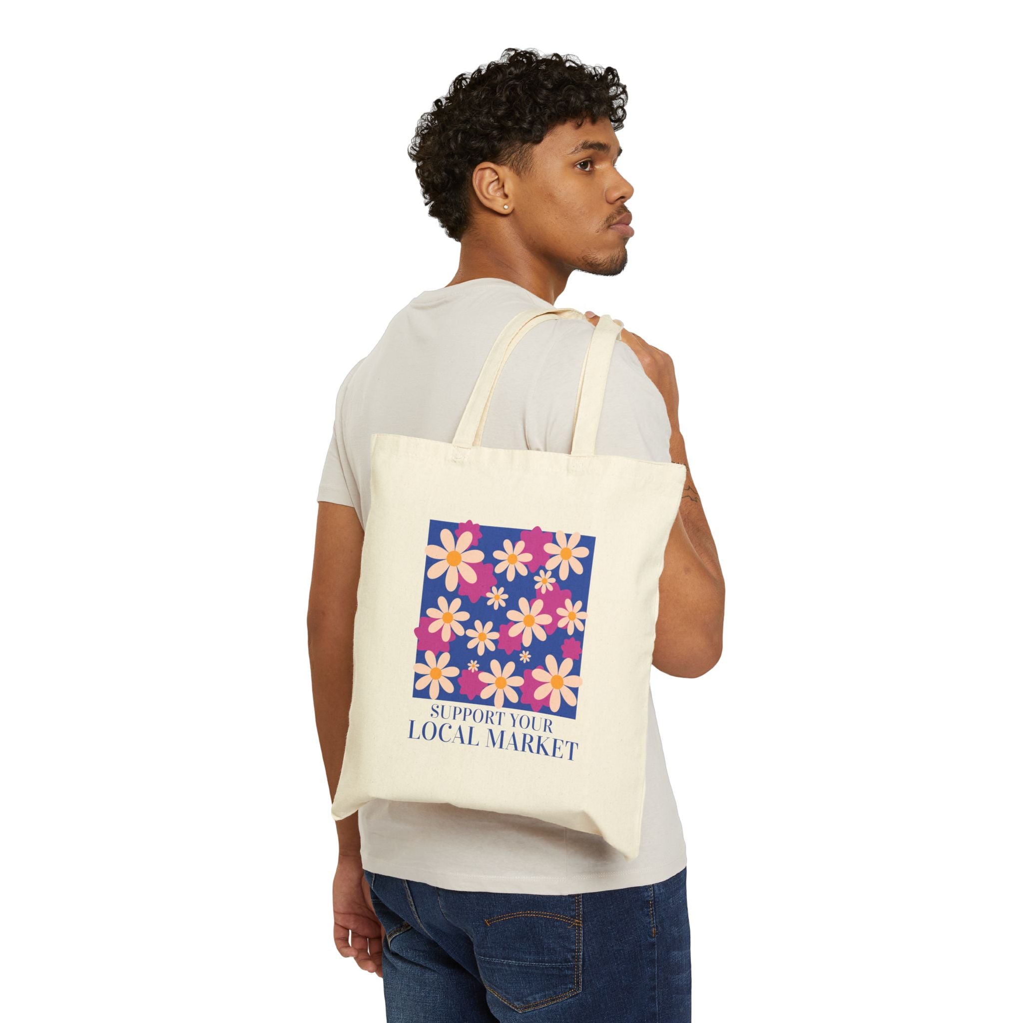 Support Your Local Market Tote Bag