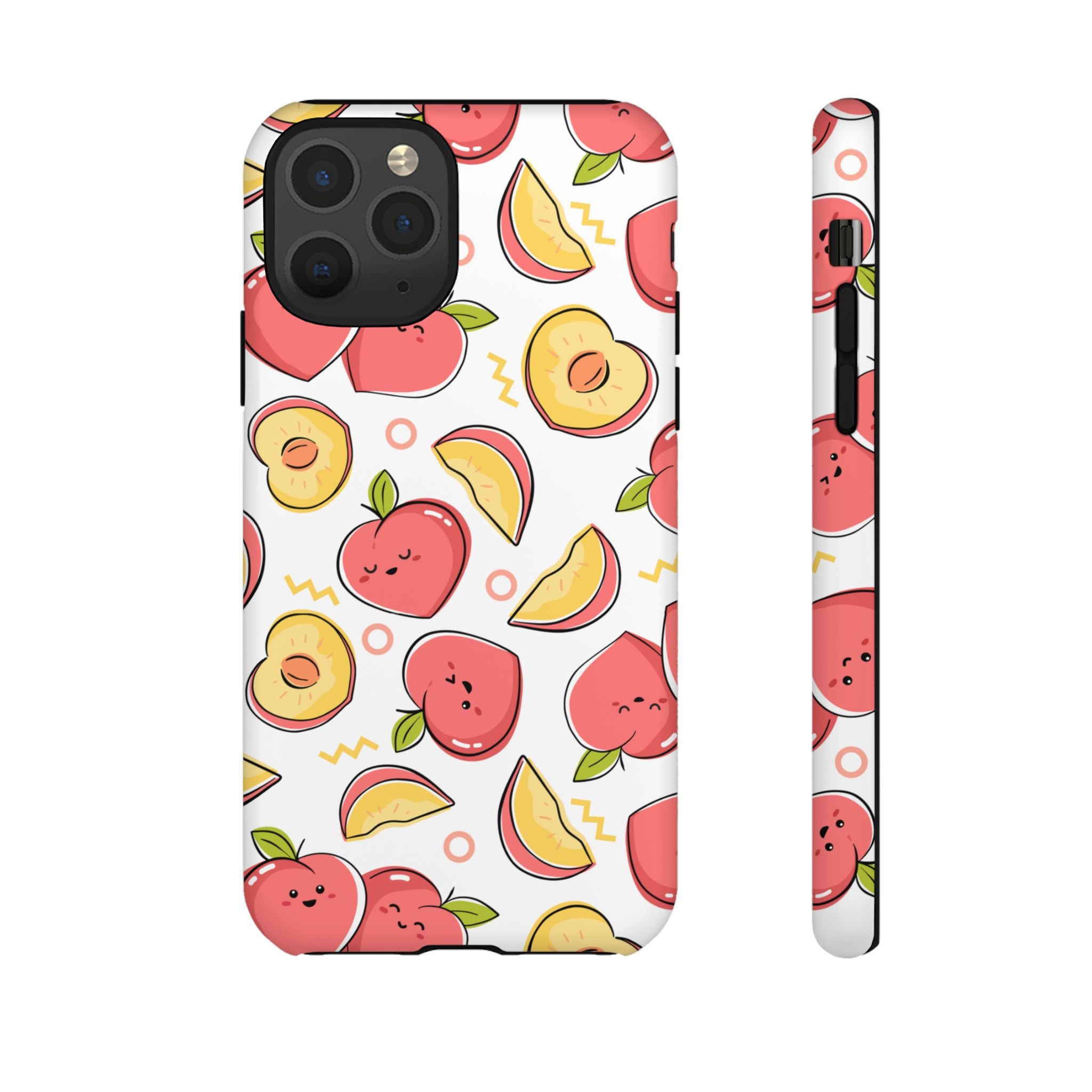 Phone Cases - Peach Patterned Tough Cases