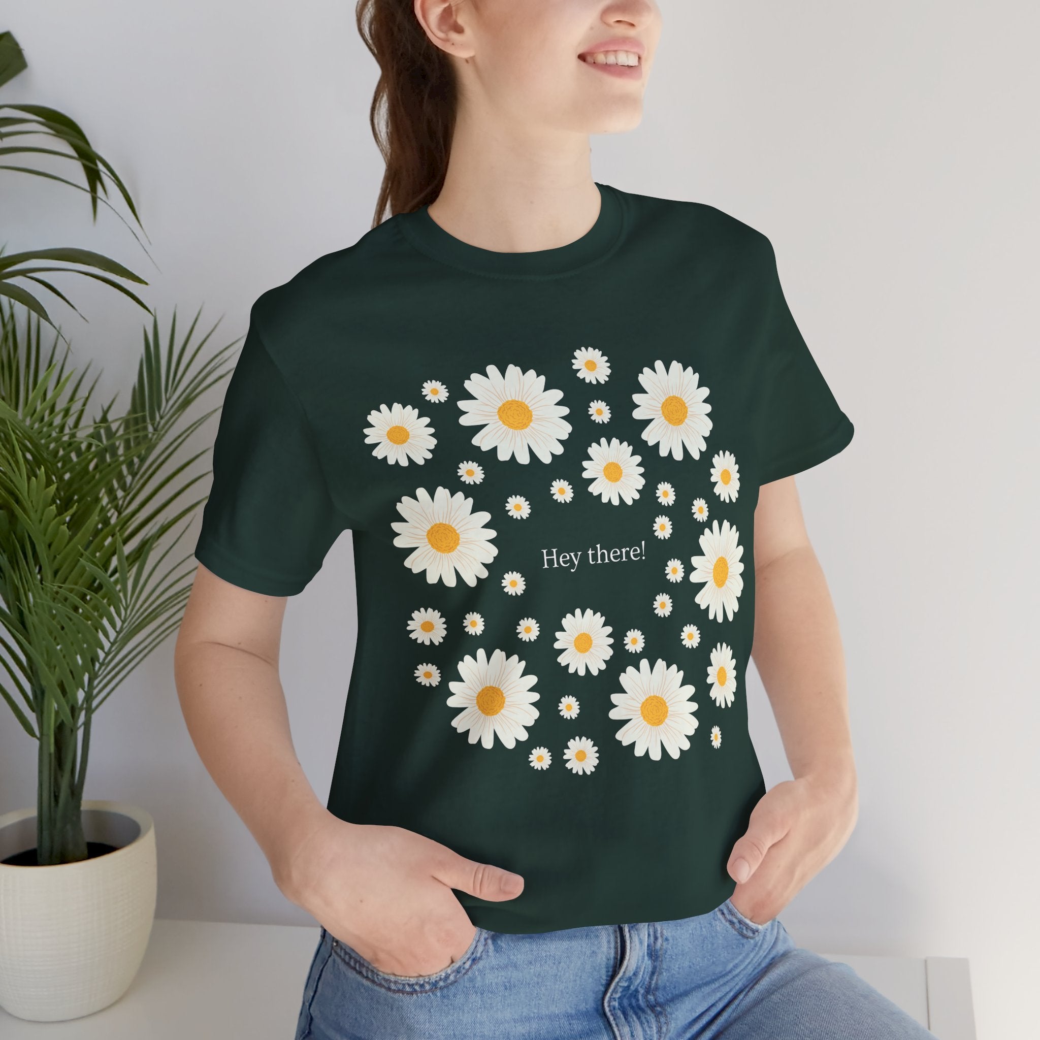 Hey There Floral Graphic Tee