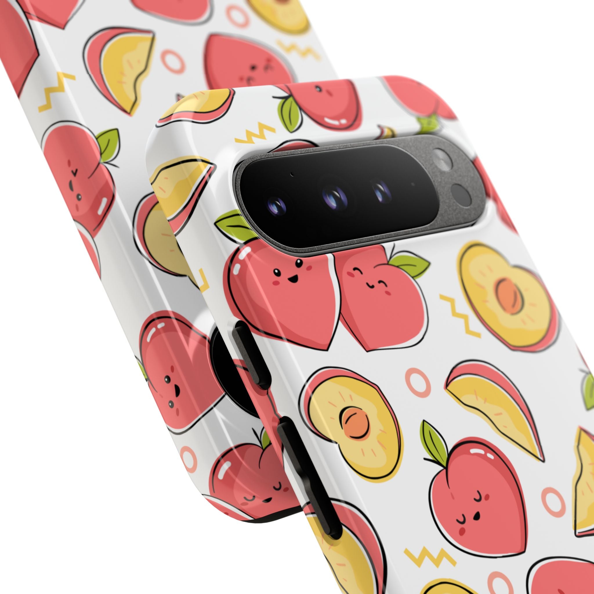 Phone Cases - Peach Patterned Tough Cases