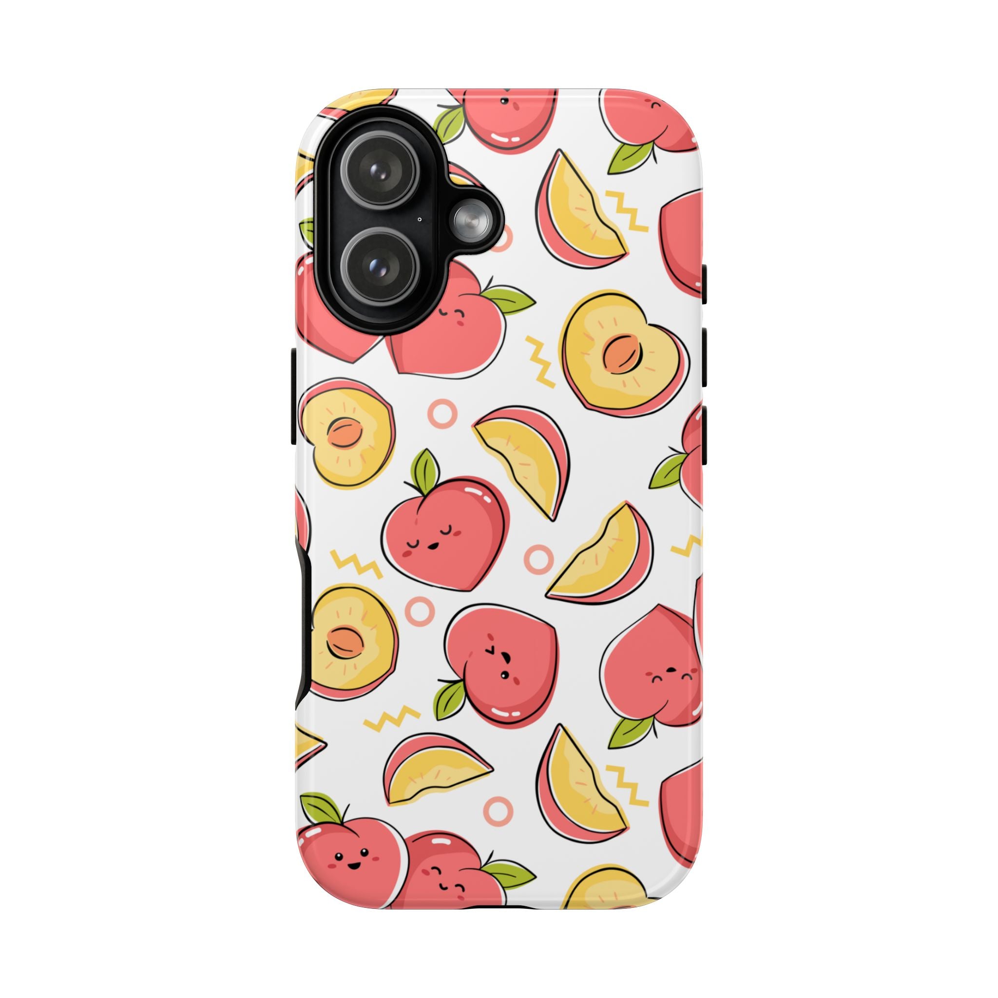 Phone Cases - Peach Patterned Tough Cases