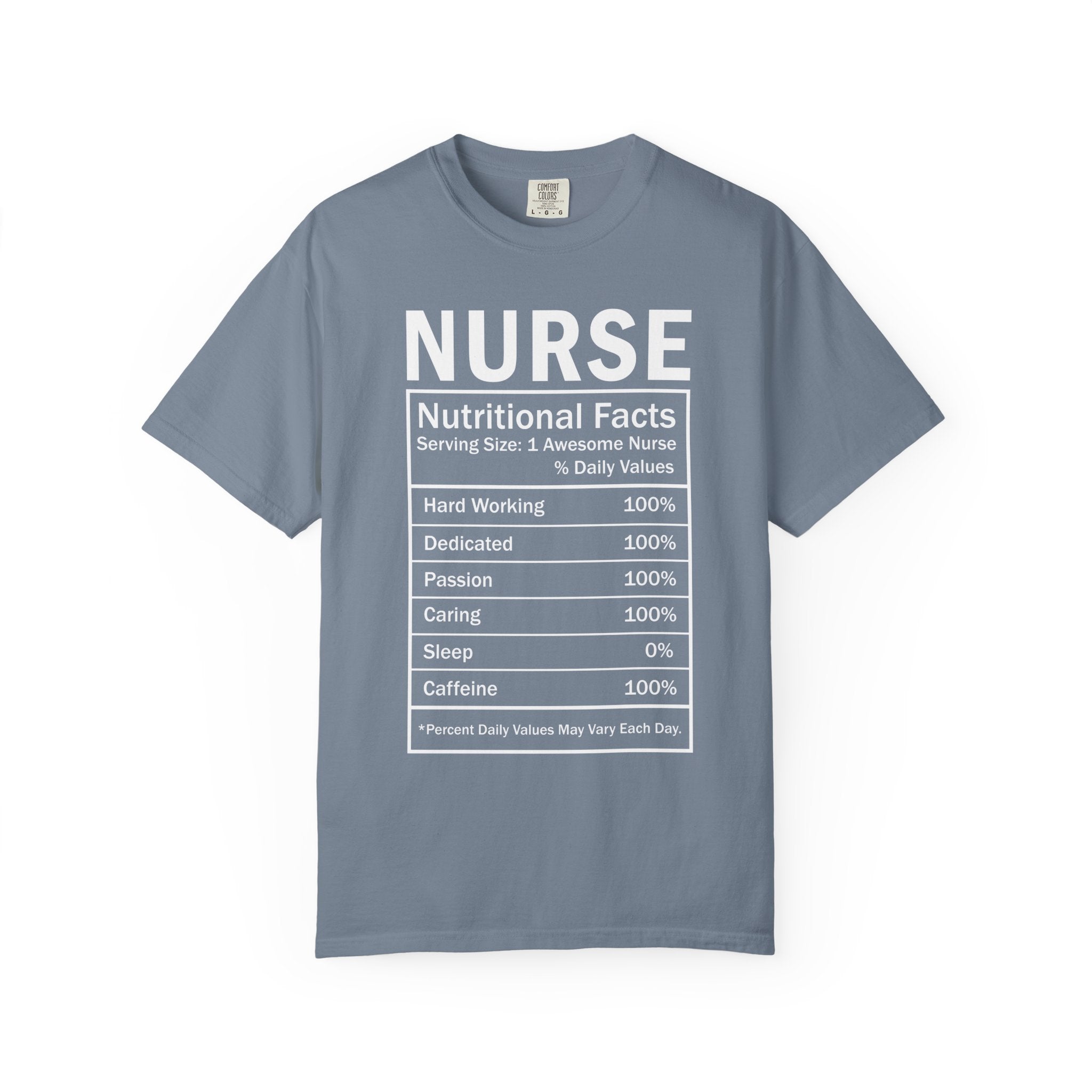 Nurse Nutritional Facts T-shirt