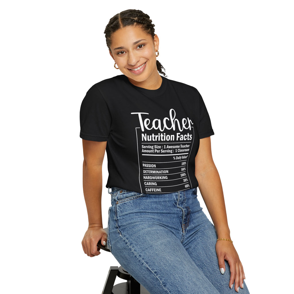 Teacher Nutrition Facts T-Shirt
