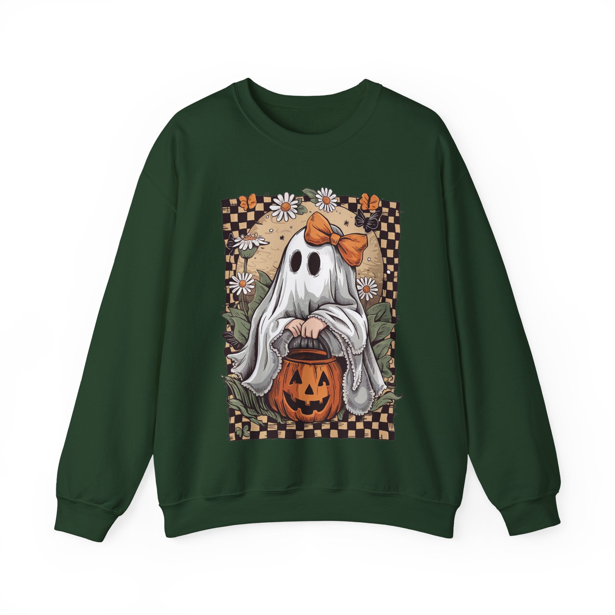 Halloween Ghost Crewneck Sweatshirt