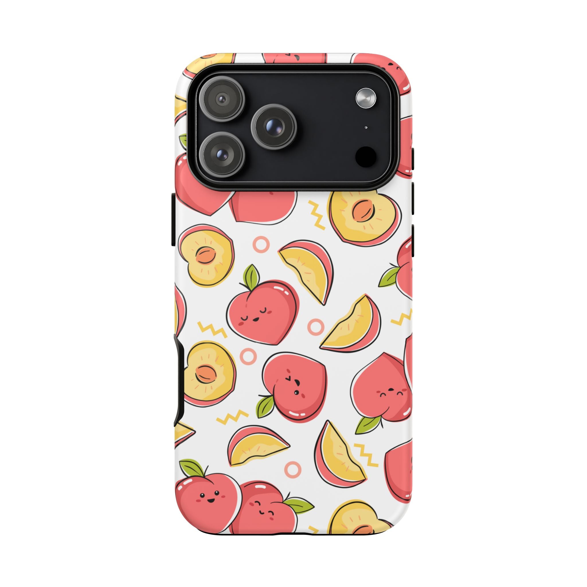Phone Cases - Peach Patterned Tough Cases