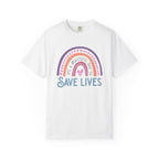 Save Lives Rainbow Nurse T-Shirt