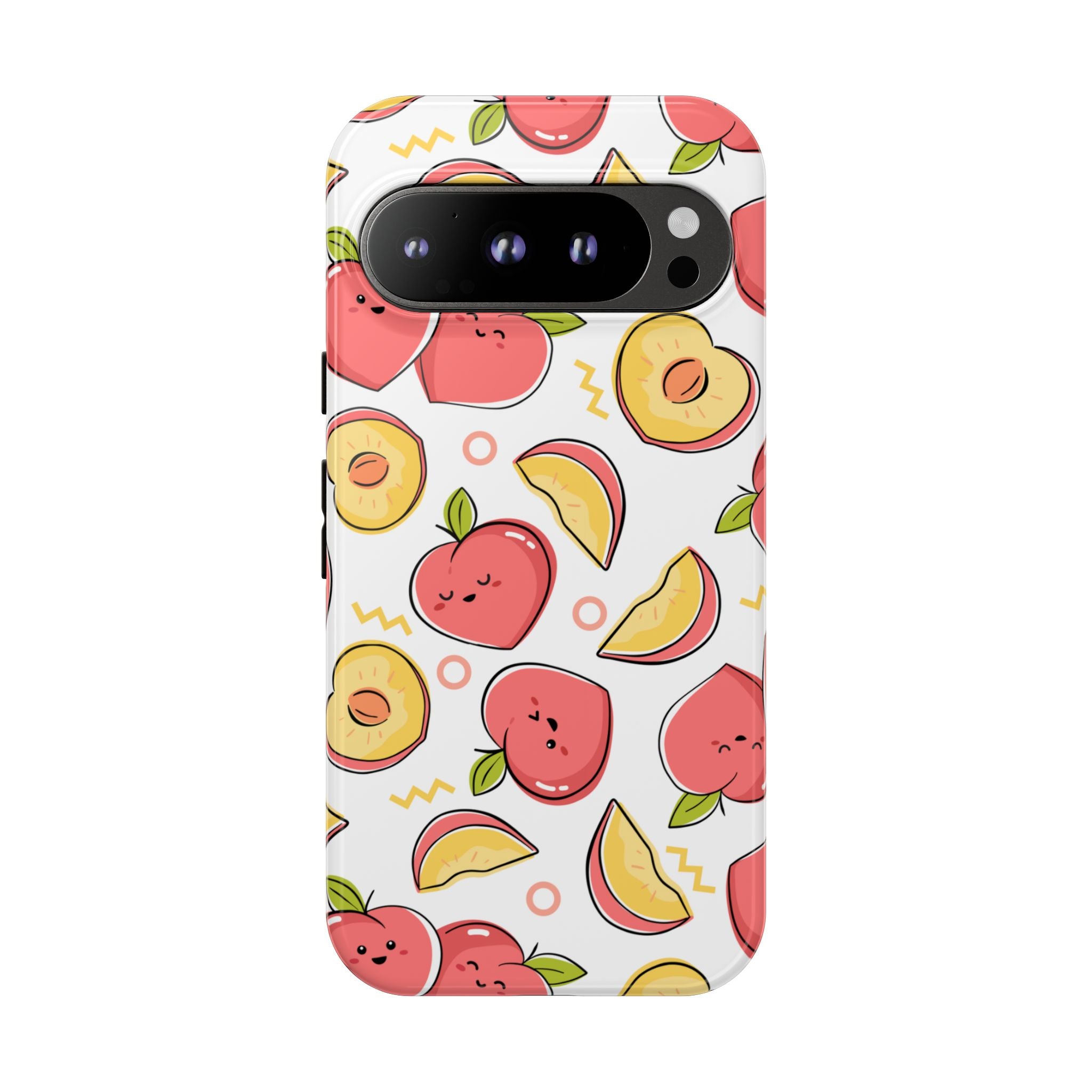 Phone Cases - Peach Patterned Tough Cases