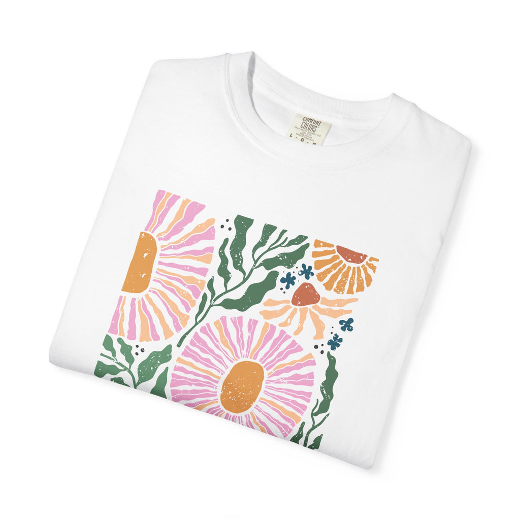 No Rain No Flowers Boho Design T-Shirt