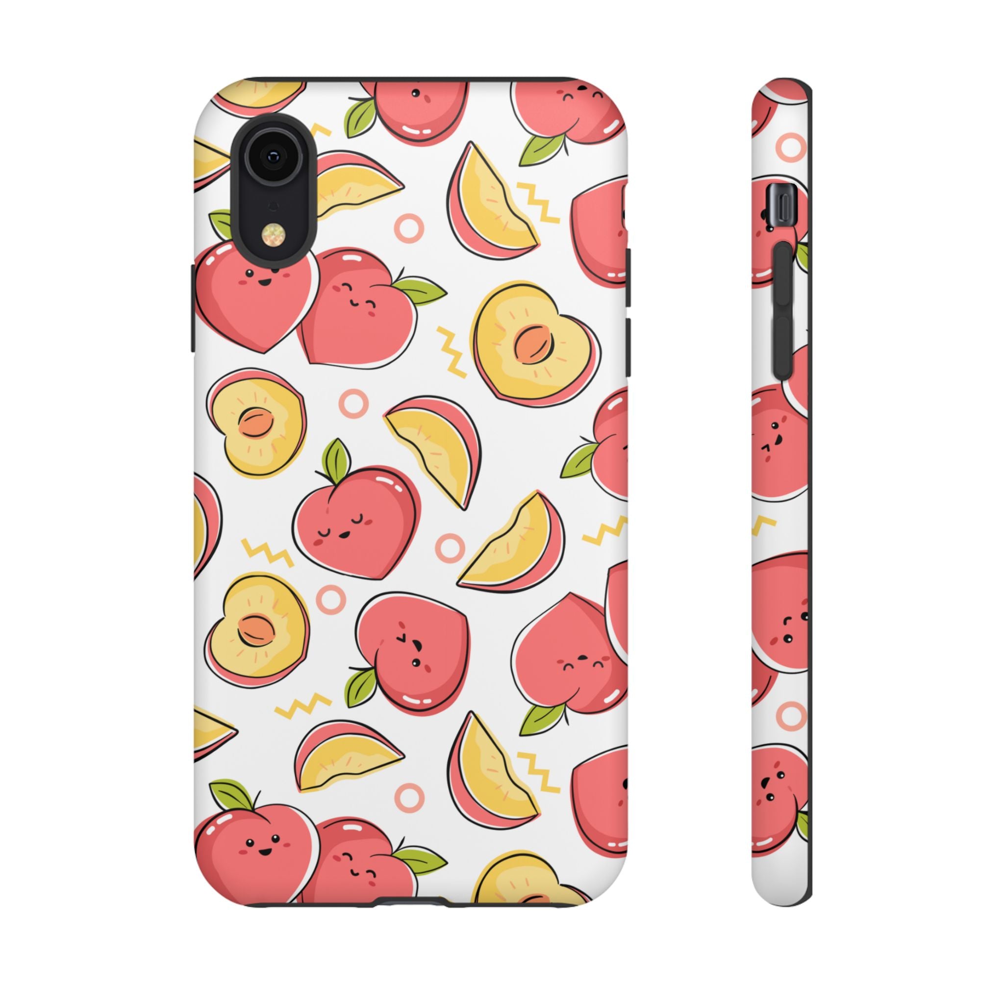 Phone Cases - Peach Patterned Tough Cases
