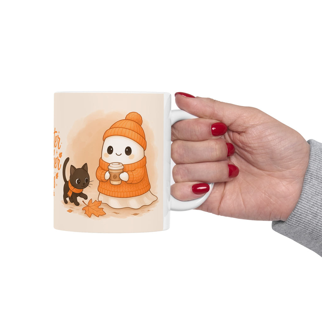 Cozy Cat-Themed Ceramic Mug