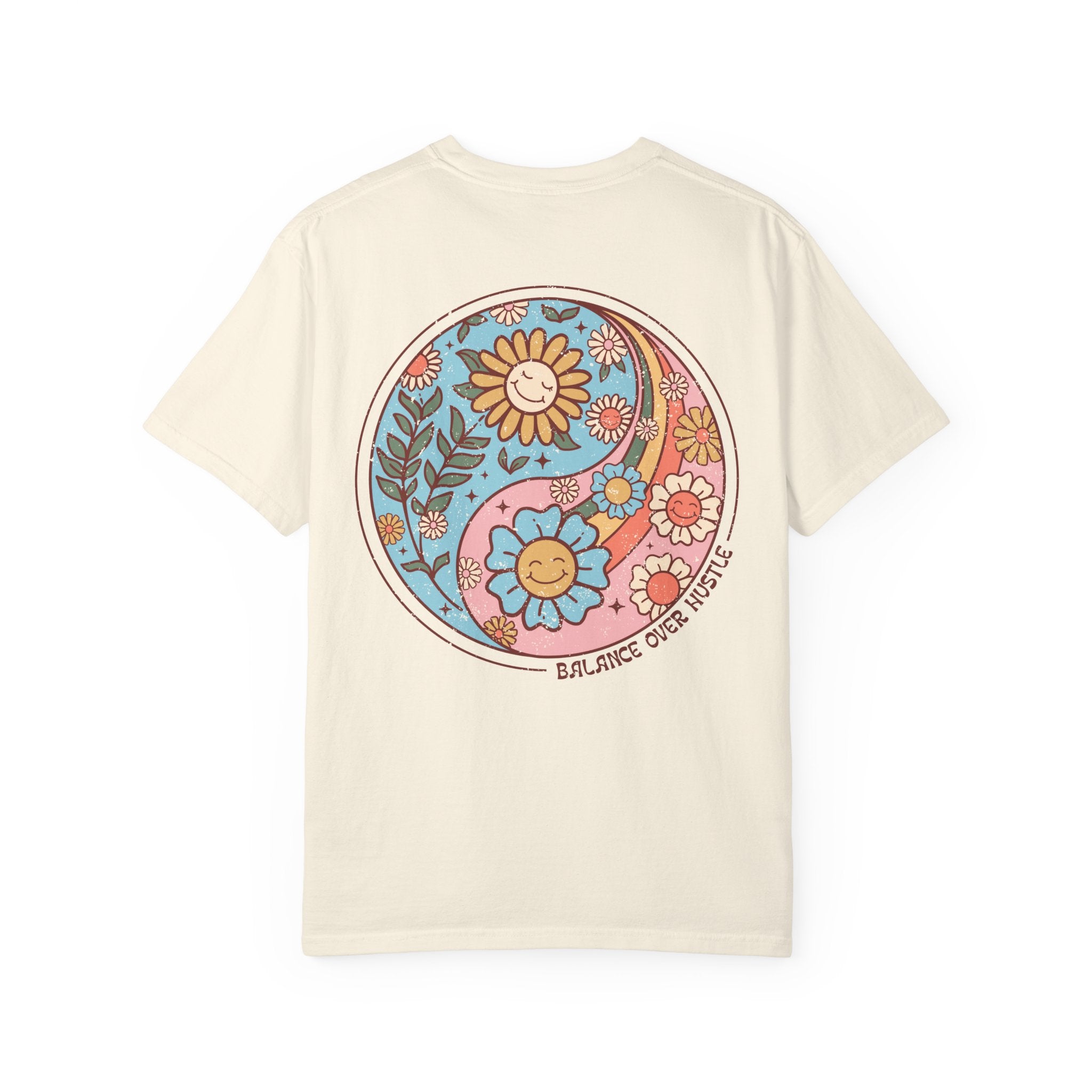 Floral Yin Yang T-Shirt