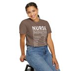 Nurse Nutritional Facts T-shirt