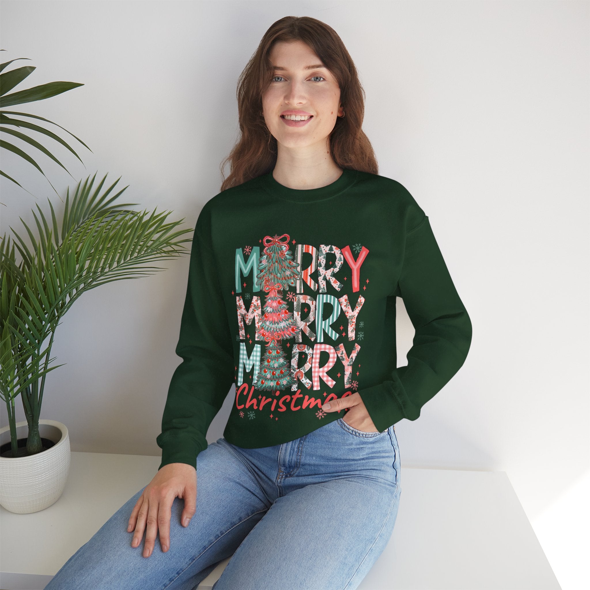 Christmas Holiday Crewneck Sweatshirt