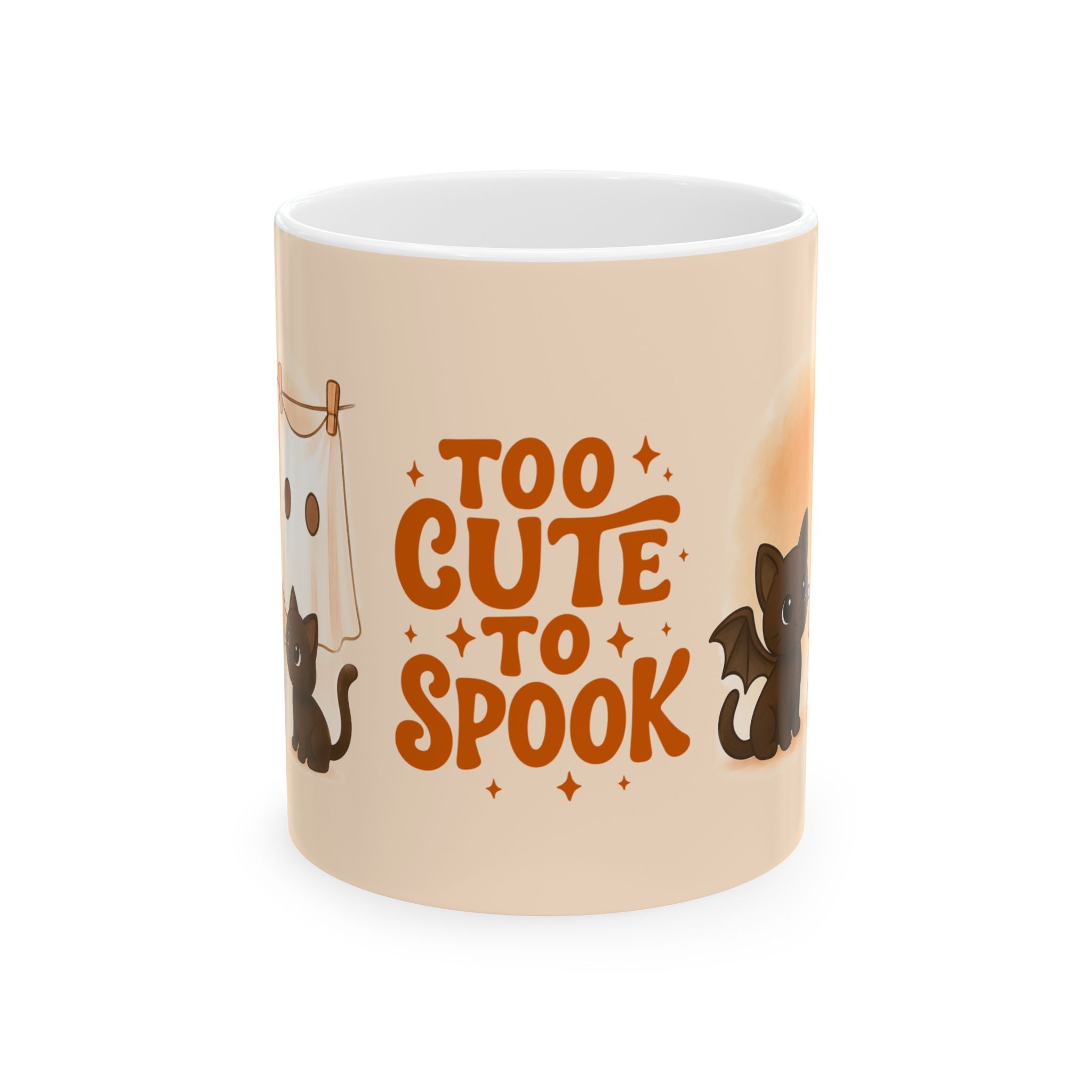 Too Cute to Spook Halloween Ceramic Mug
