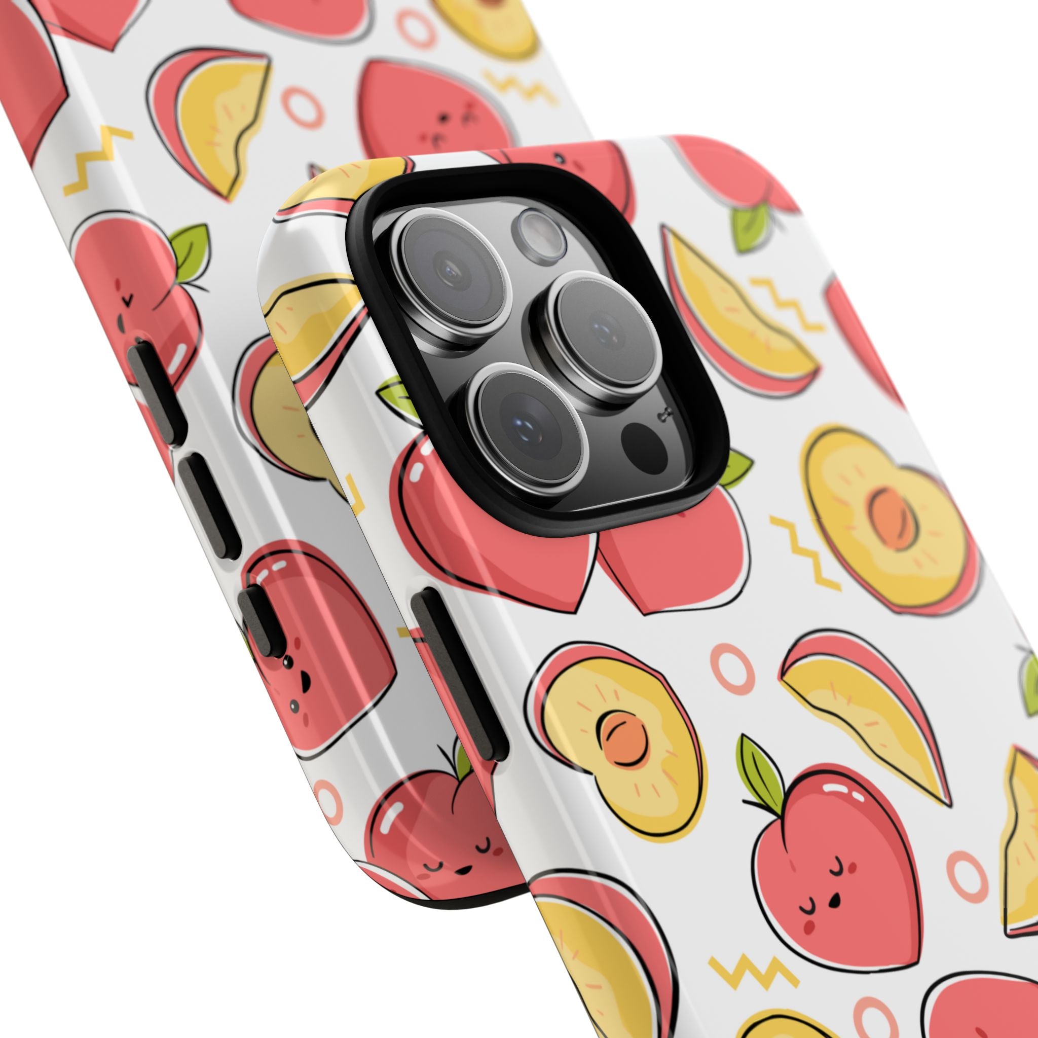 Phone Cases - Peach Patterned Tough Cases