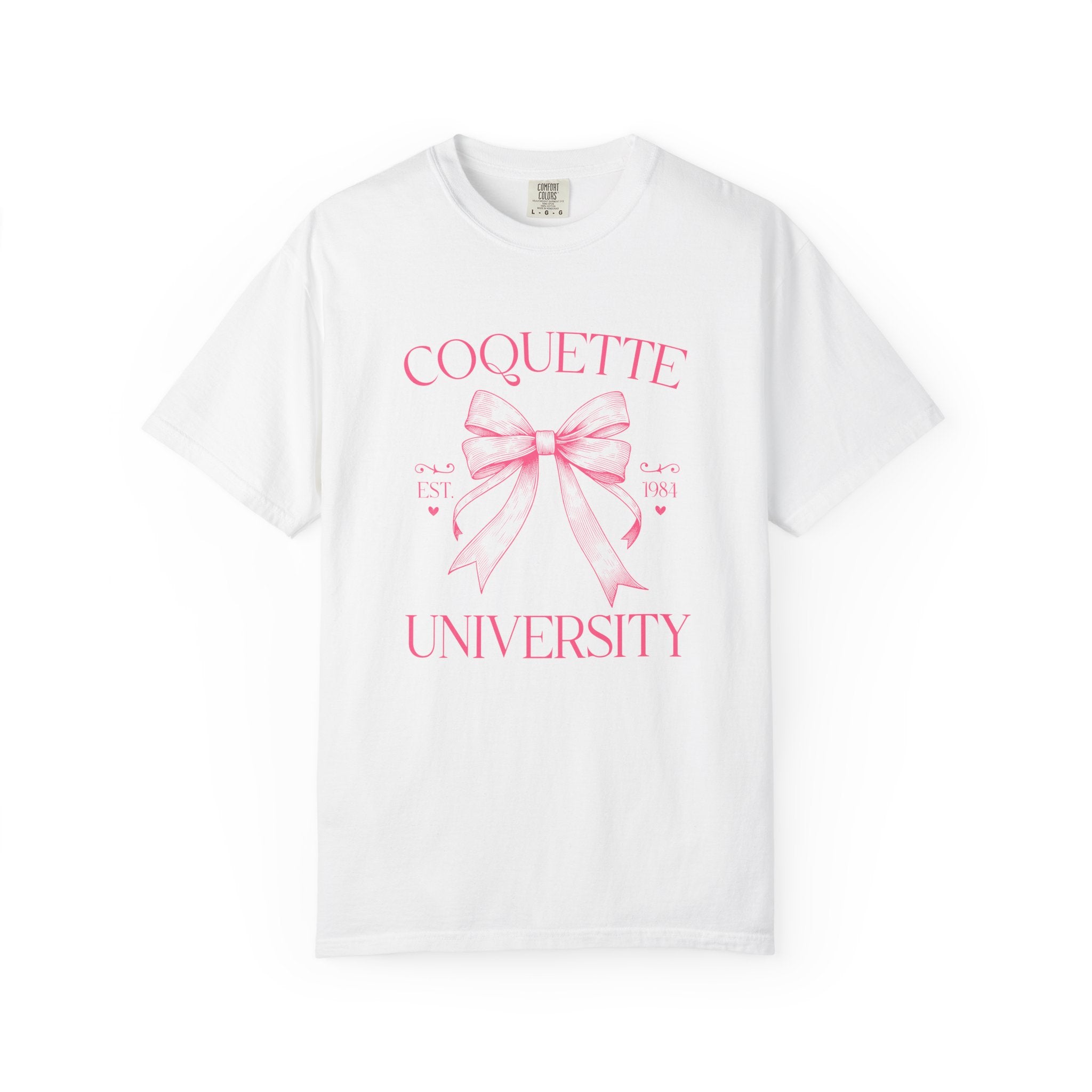 Pink Bow Coquette Graphic T-Shirt