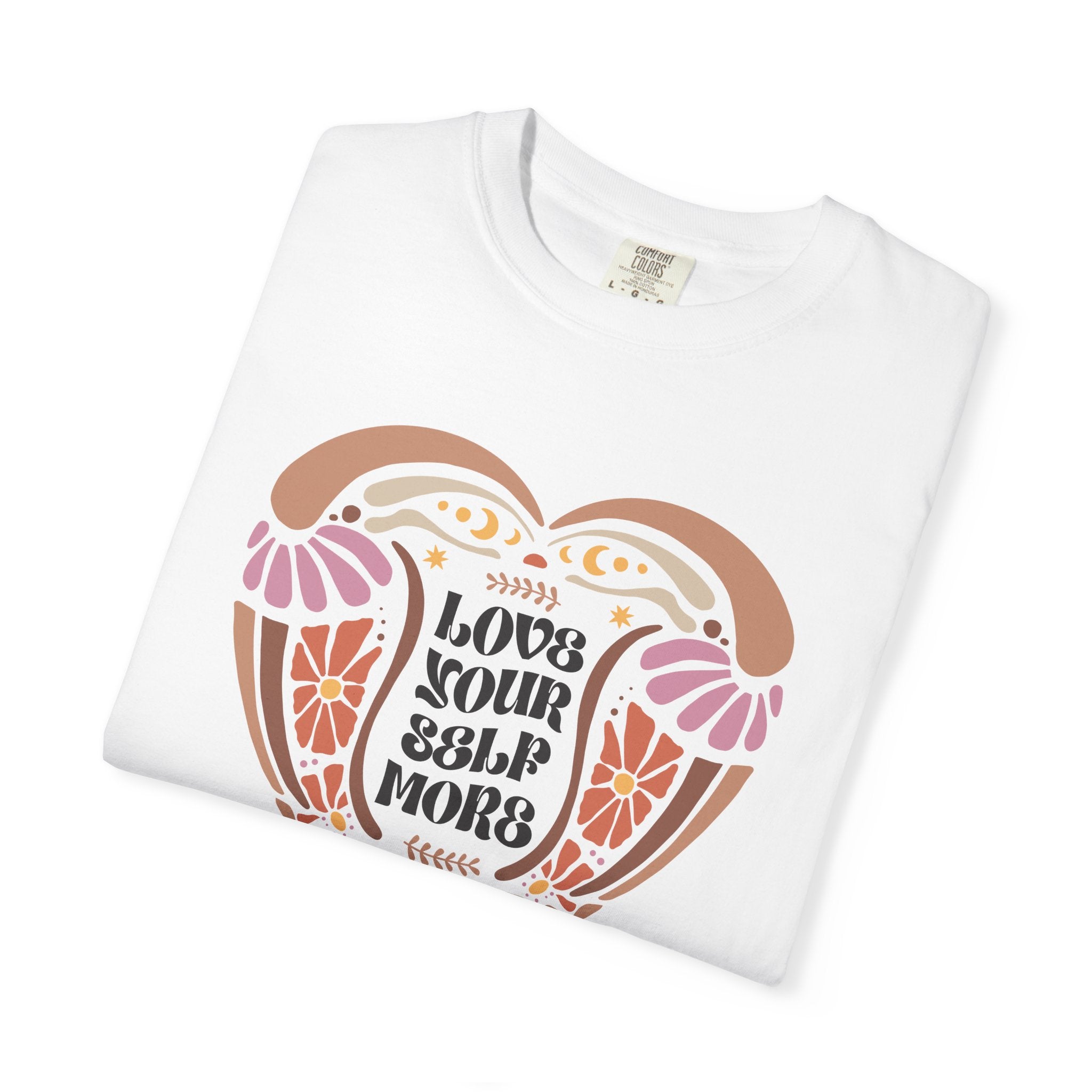 Love Yourself Heart Boho Tee