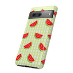 Green Plaided Pattern Watermelon