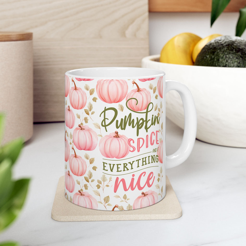 Autumn Pumpkin Ceramic Mug