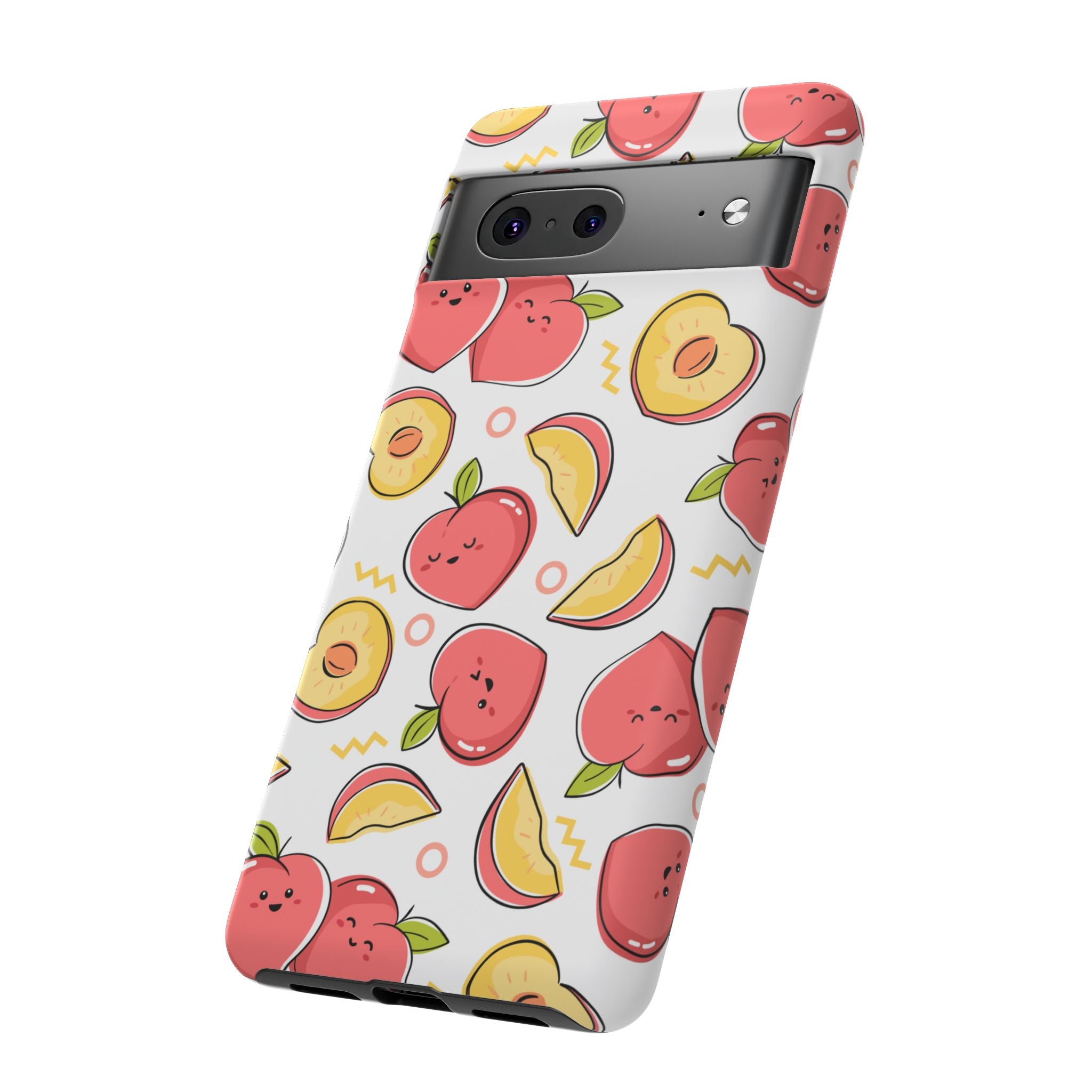 Phone Cases - Peach Patterned Tough Cases