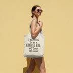 Chic Quote Tote Bag – Eco-Friendly