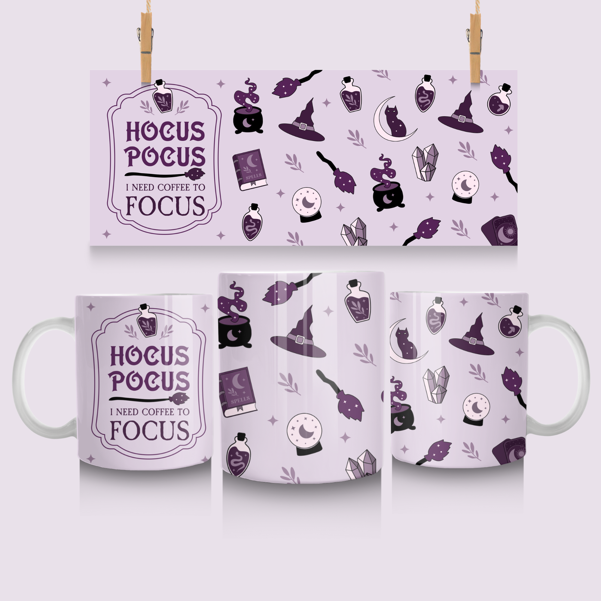 Whimsical Witchcraft Ceramic Mug