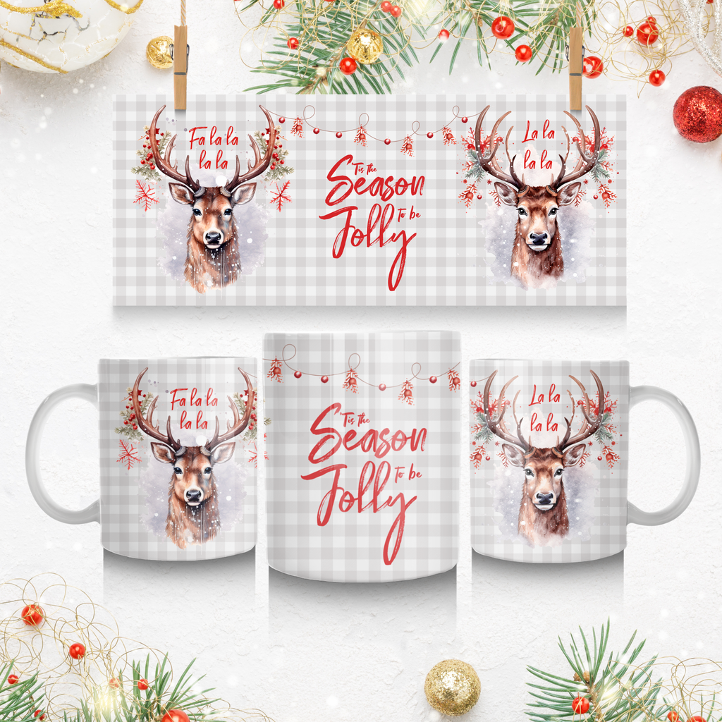 Festive Holiday Ceramic Mug
