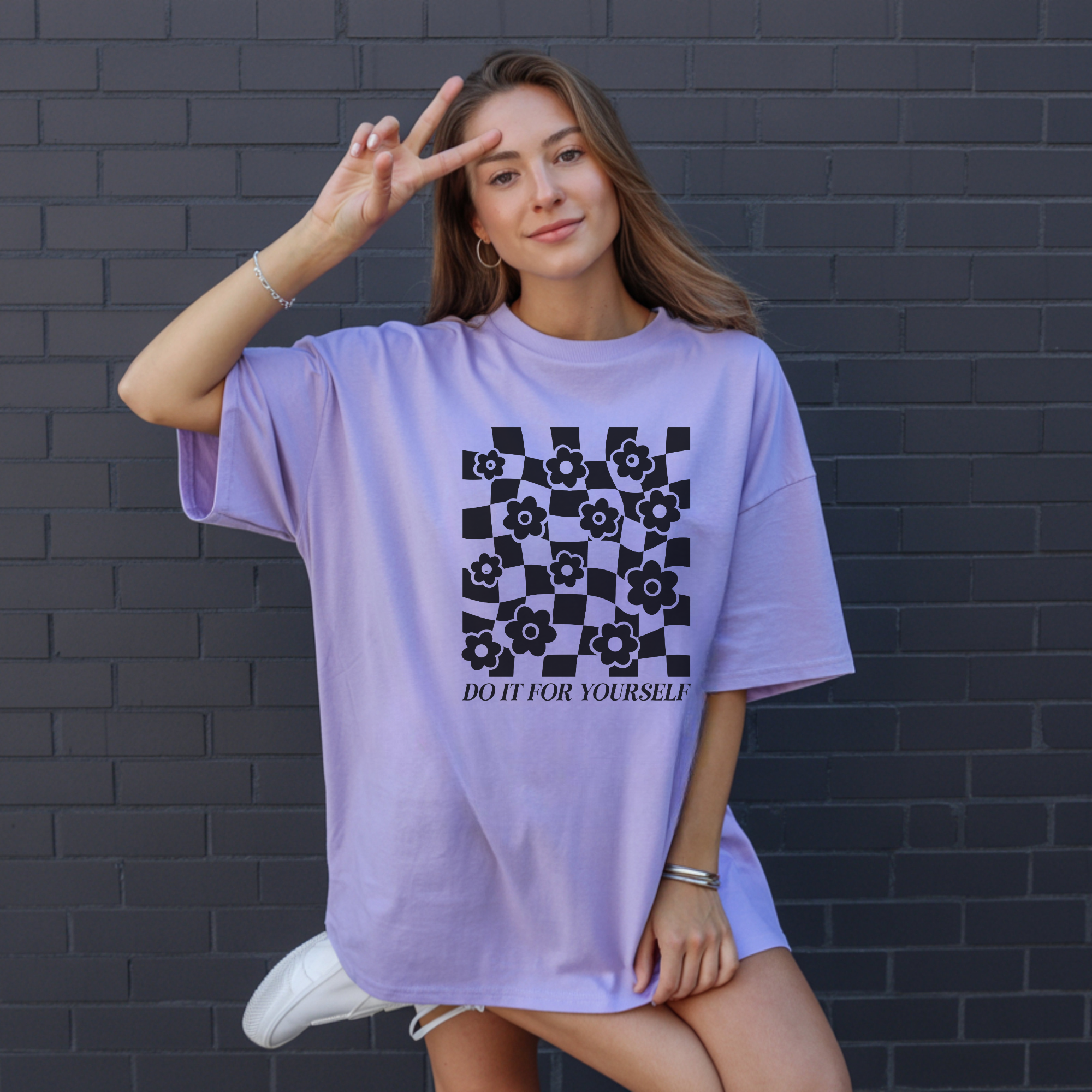 Floral Empowerment T-Shirt - 'Do It For Yourself'