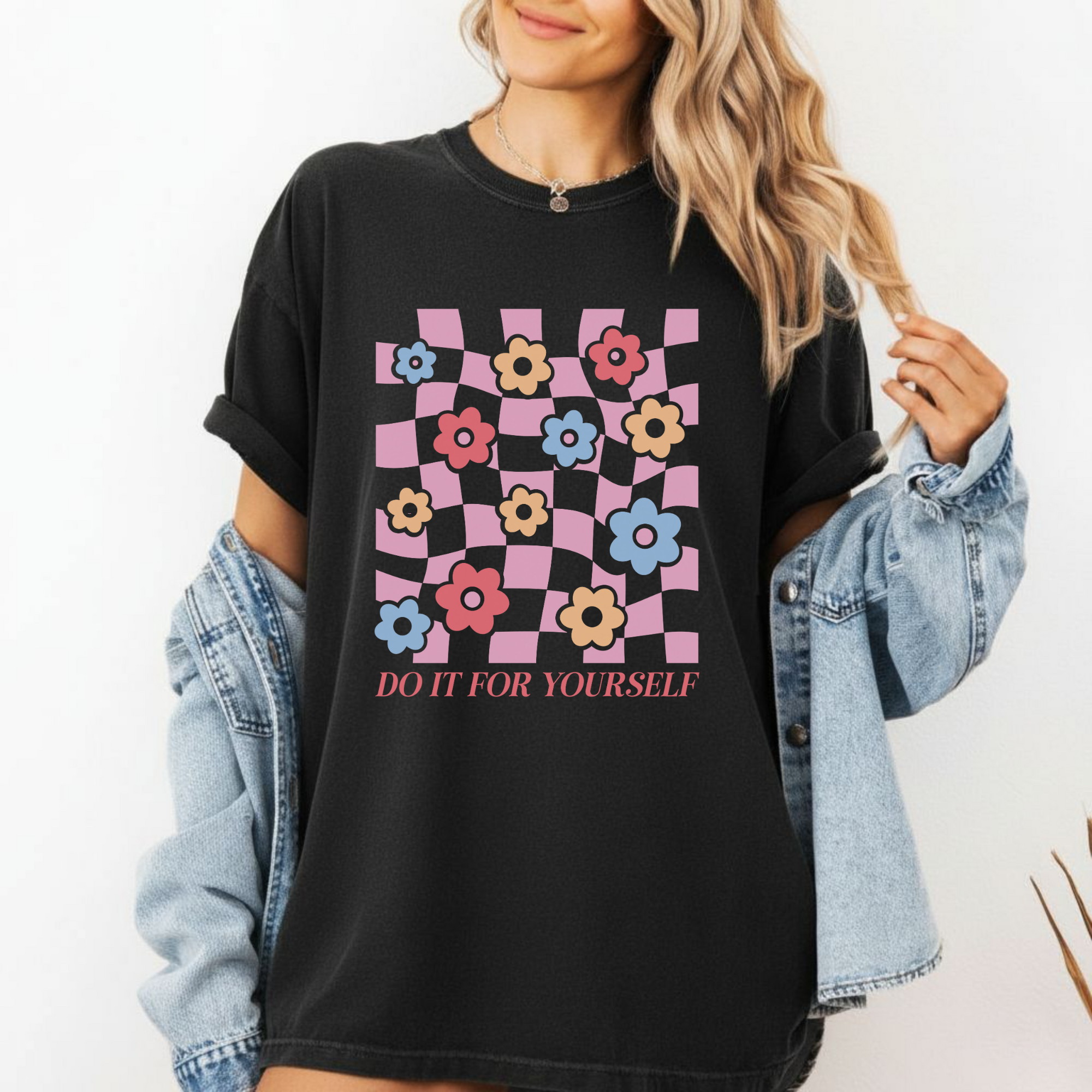 Floral Empowerment T-Shirt - 'Do It For Yourself'