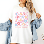Floral Empowerment T-Shirt - 'Do It For Yourself'