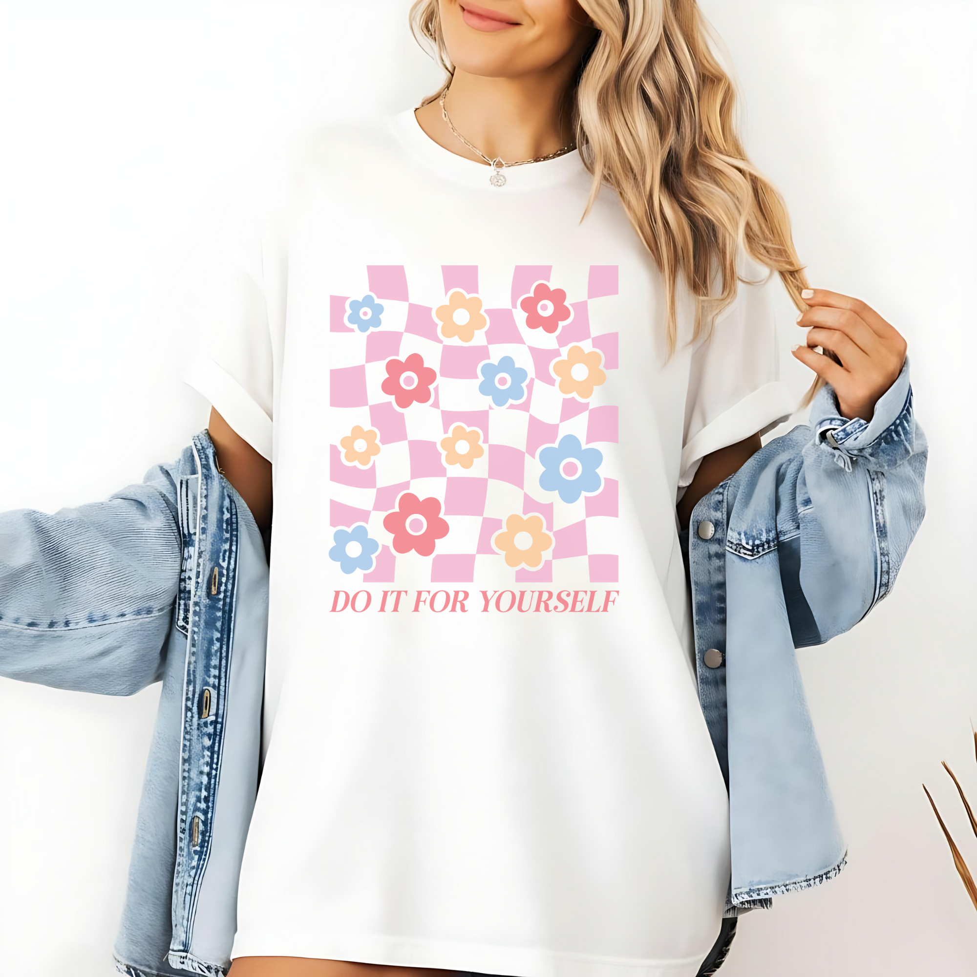 Floral Empowerment T-Shirt - 'Do It For Yourself'