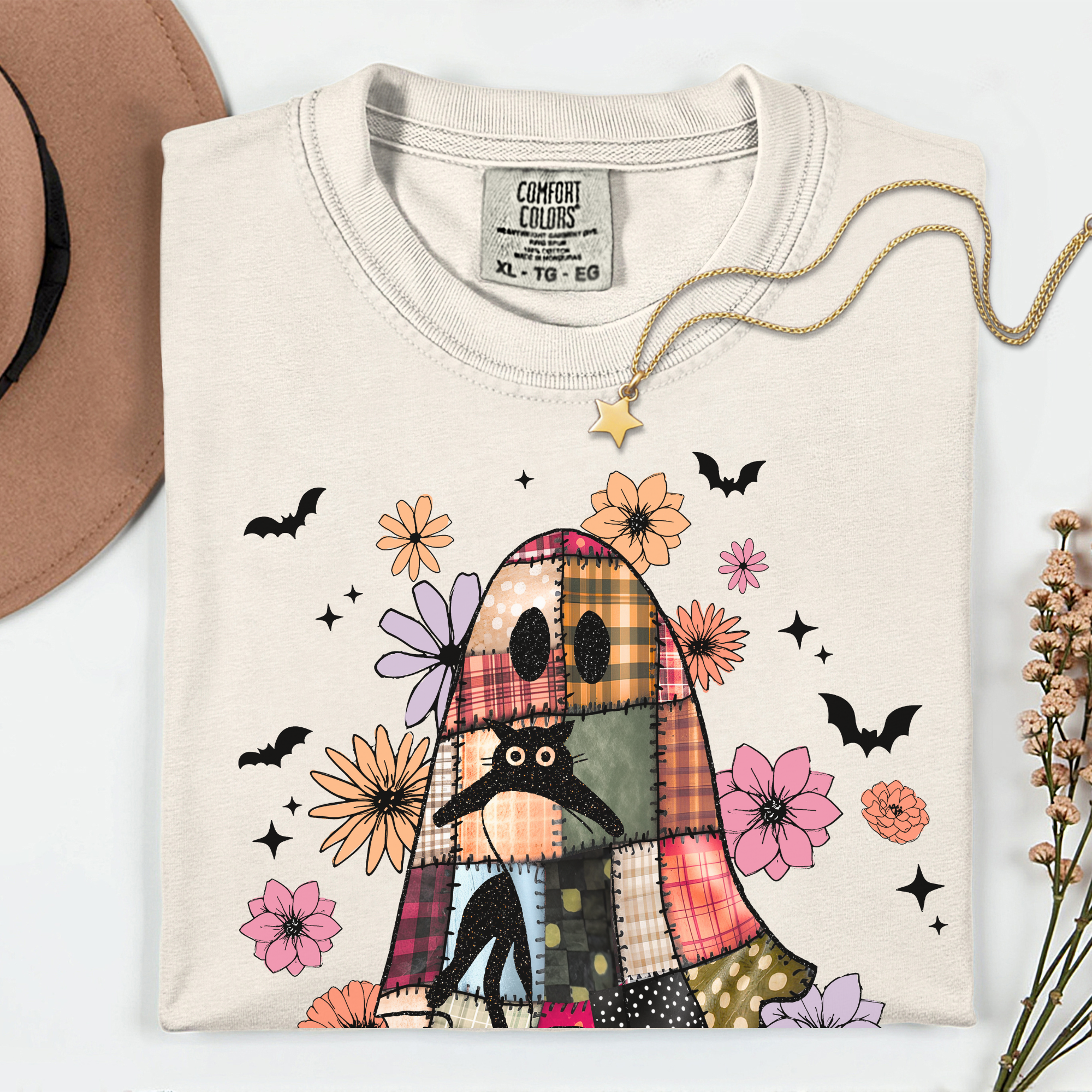 Whimsical Ghost Halloween T-Shirt