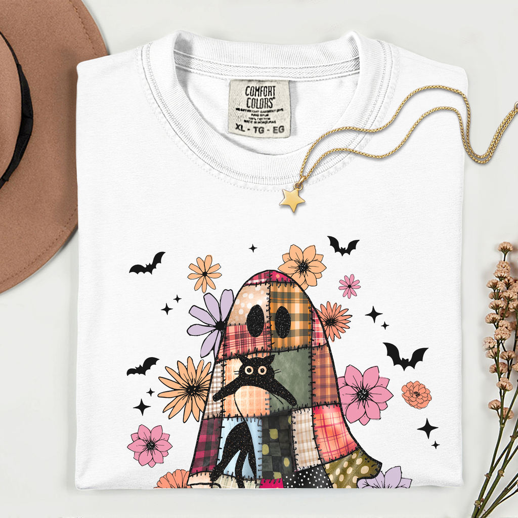 Whimsical Ghost Halloween T-Shirt