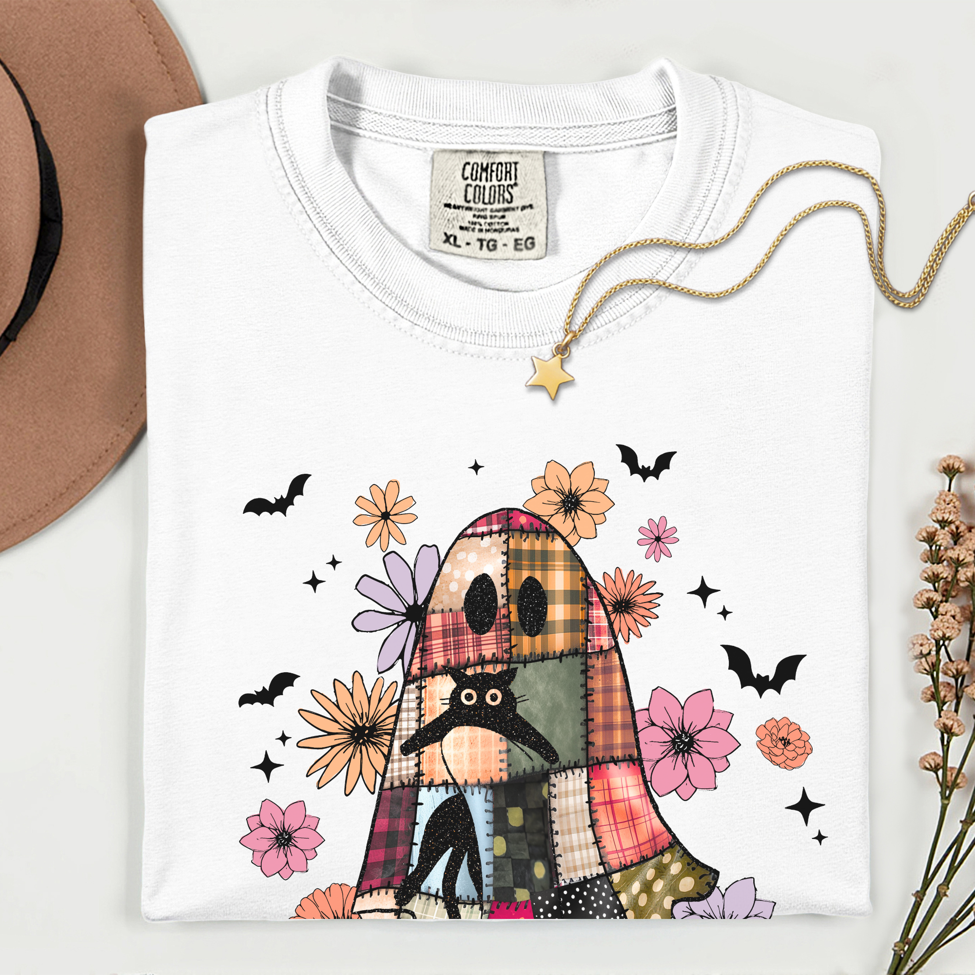 Whimsical Ghost Halloween T-Shirt
