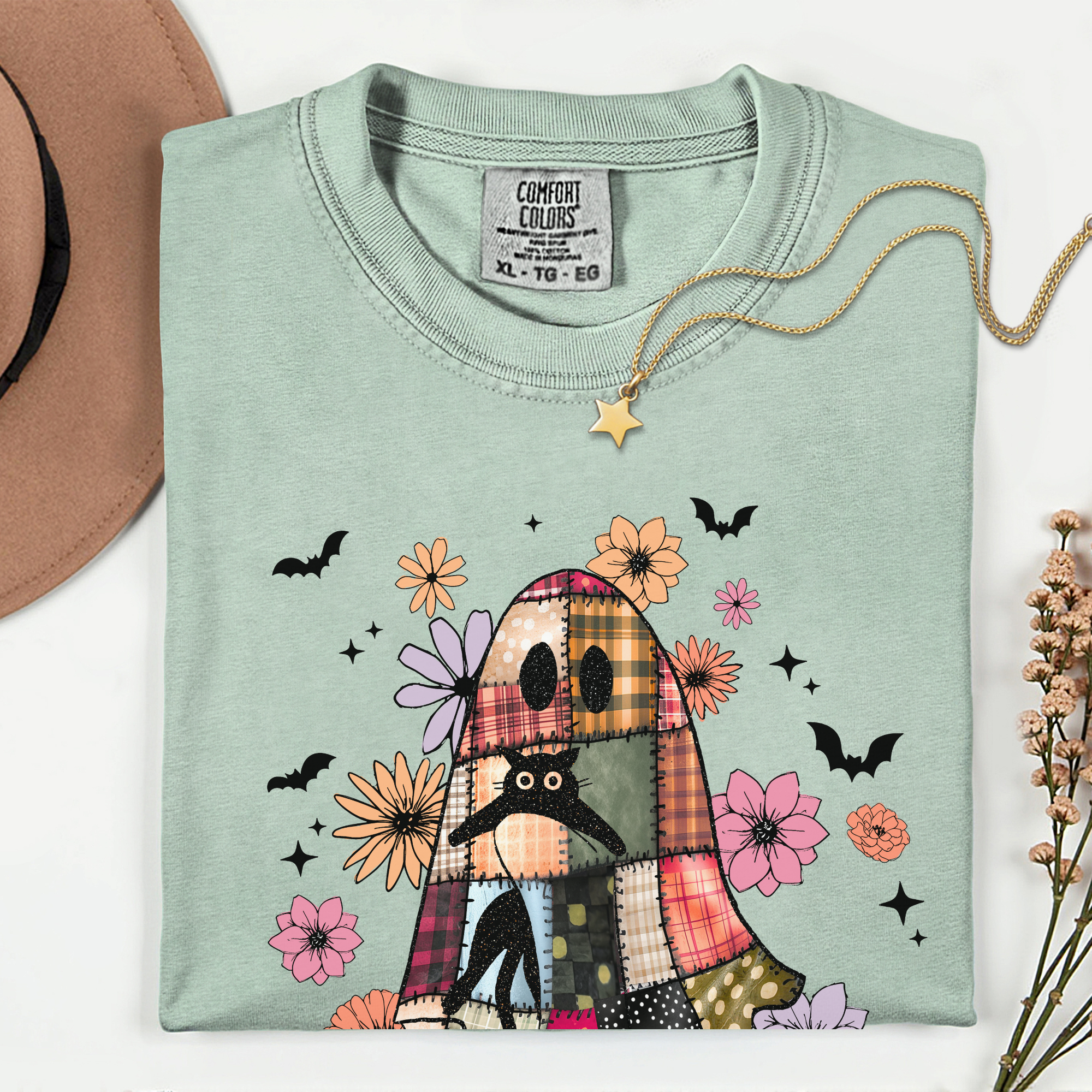 Whimsical Ghost Halloween T-Shirt