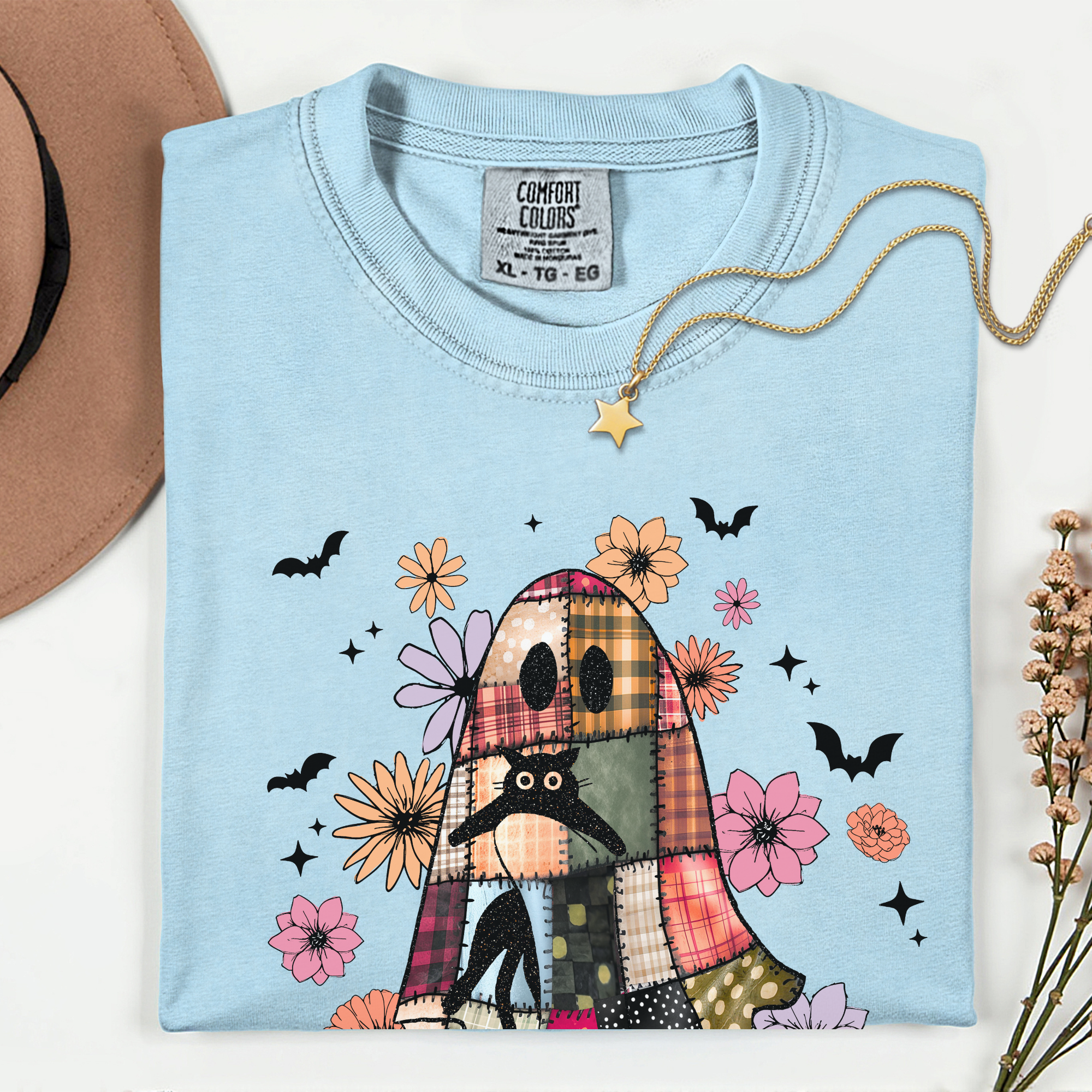 Whimsical Ghost Halloween T-Shirt