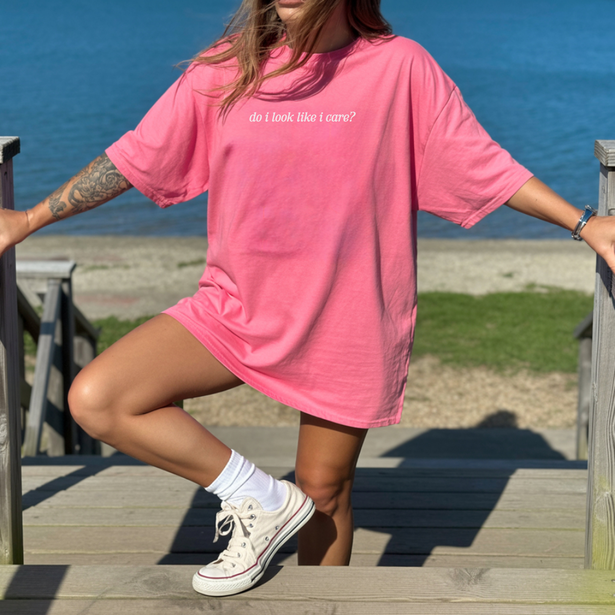 Do I Look Like I Care? Unisex Garment-Dyed T-Shirt