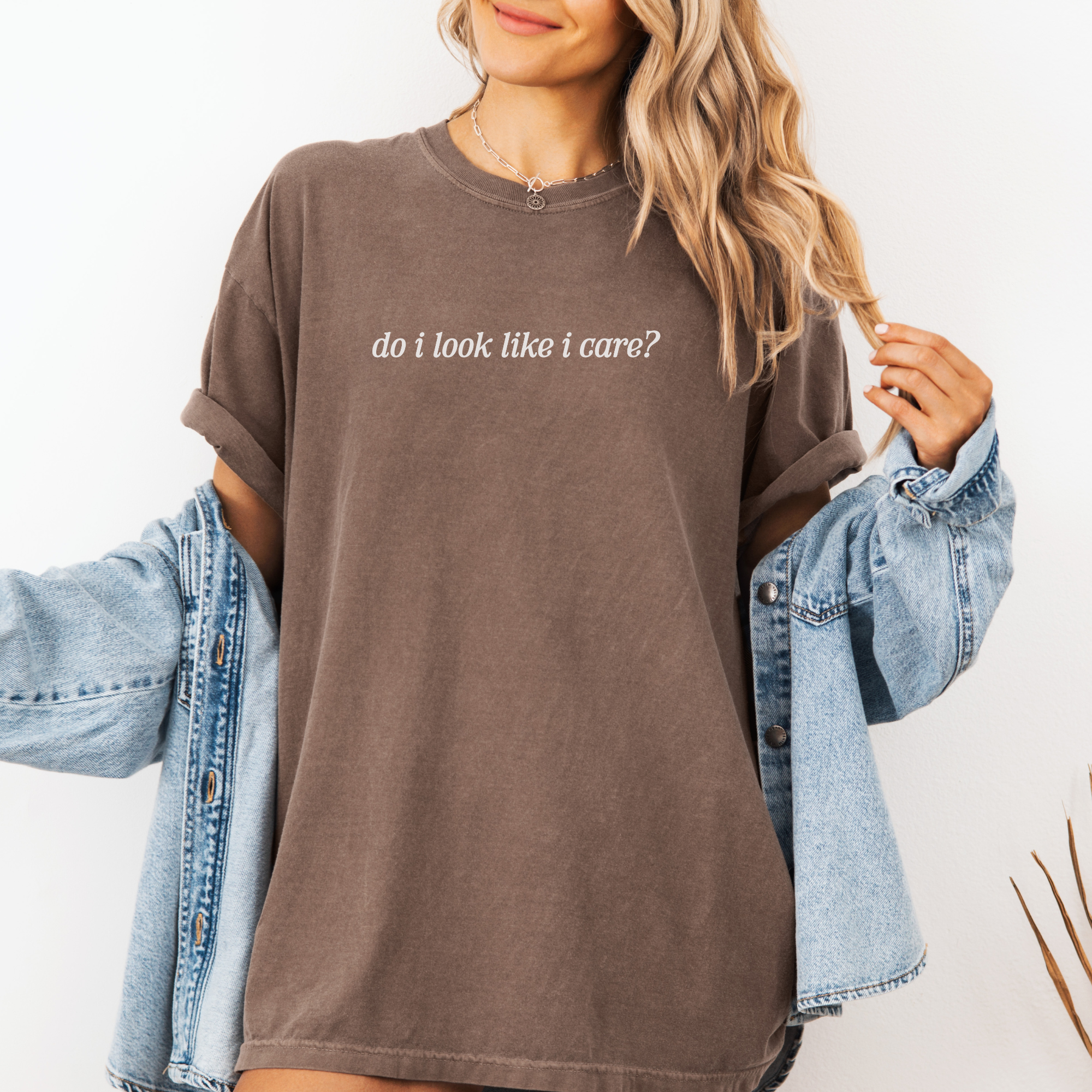 Do I Look Like I Care? Unisex Garment-Dyed T-Shirt