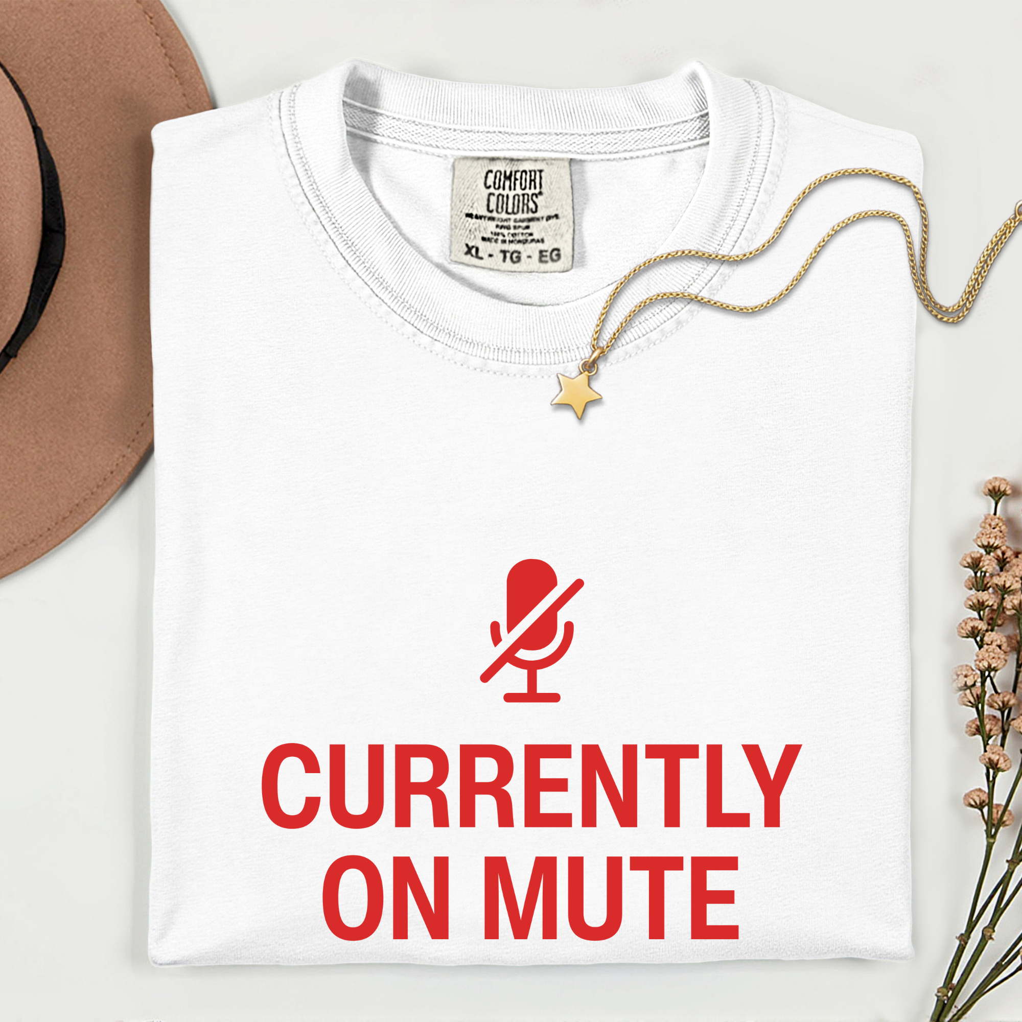 Currently On Mute WFH Humor