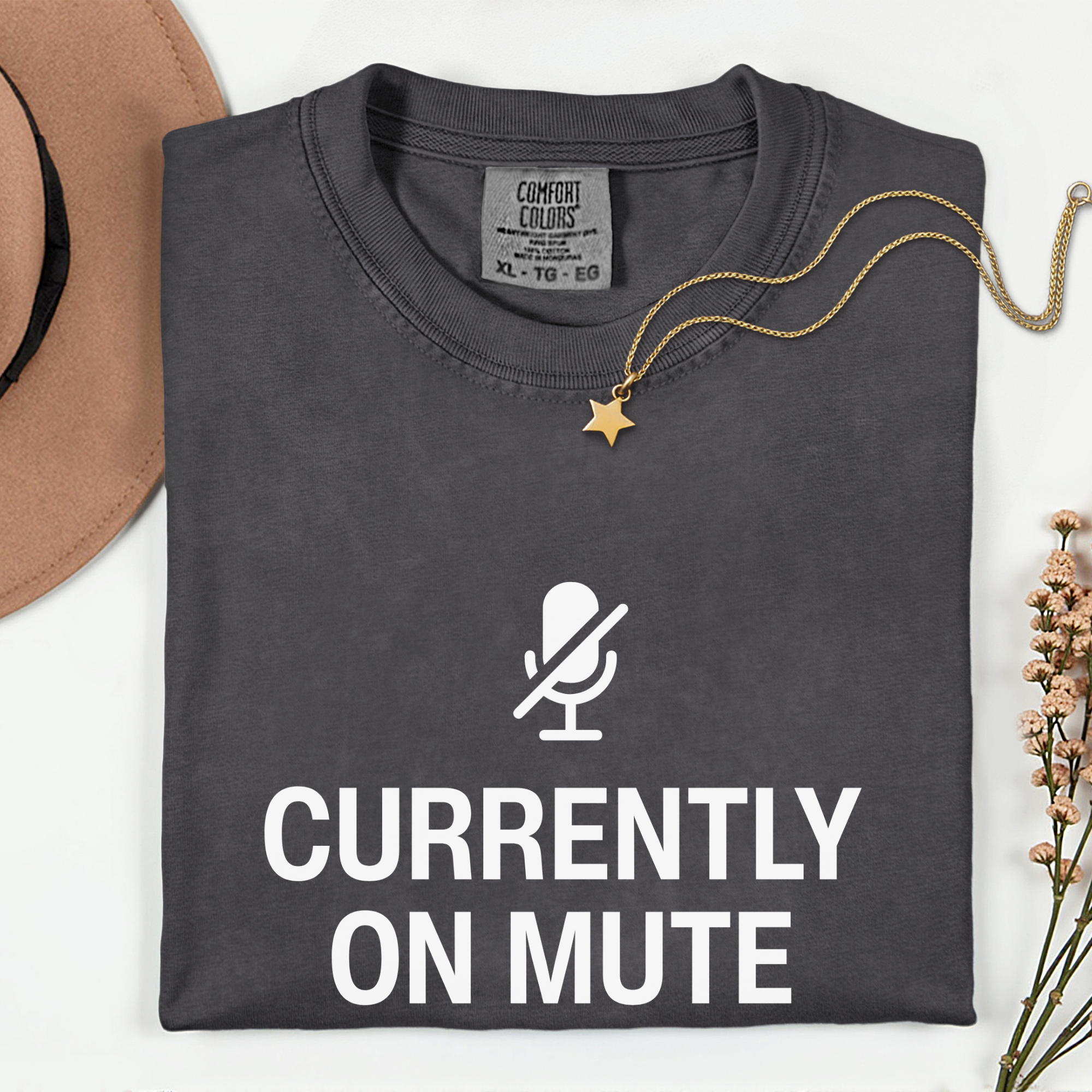 Currently On Mute WFH Humor