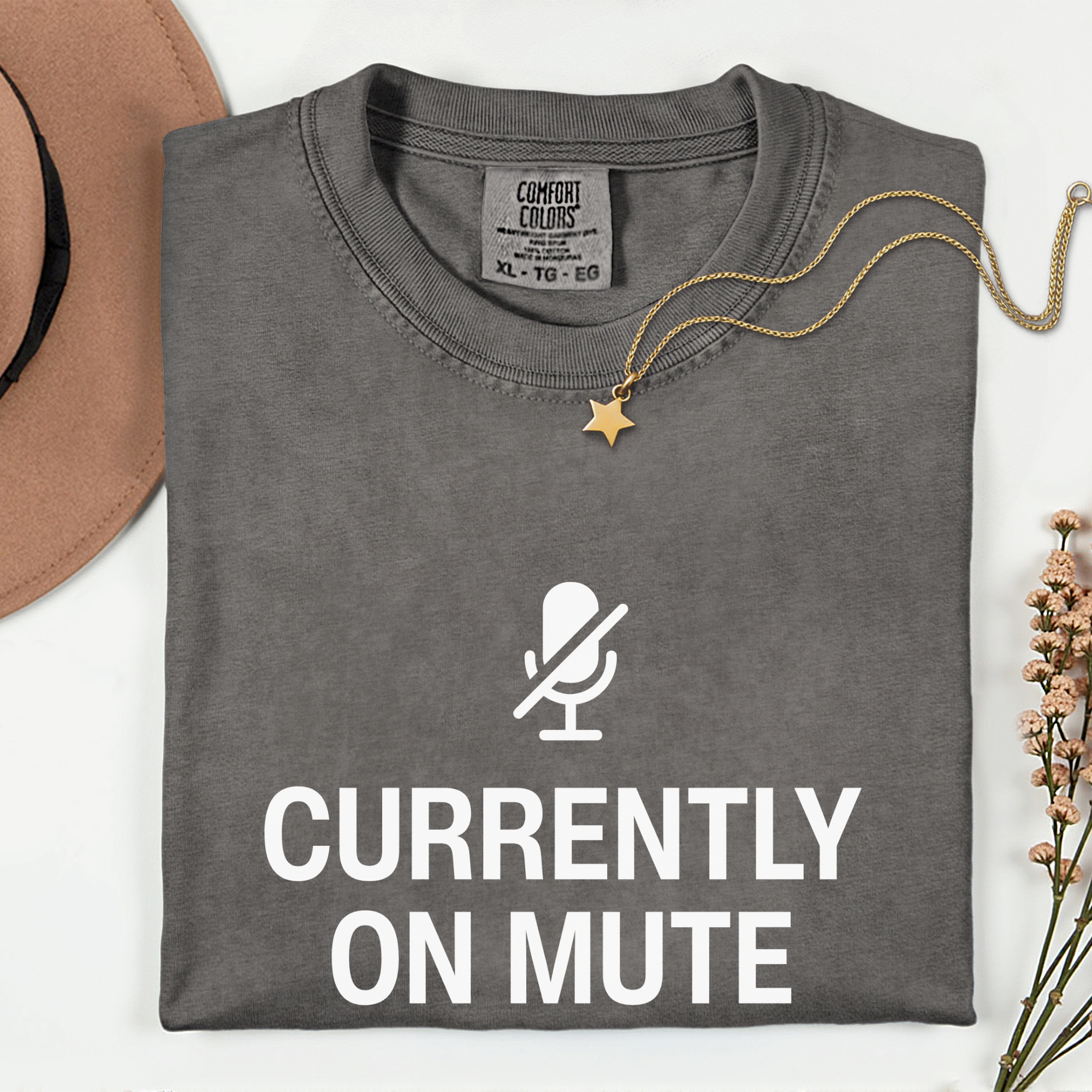 Currently On Mute WFH Humor