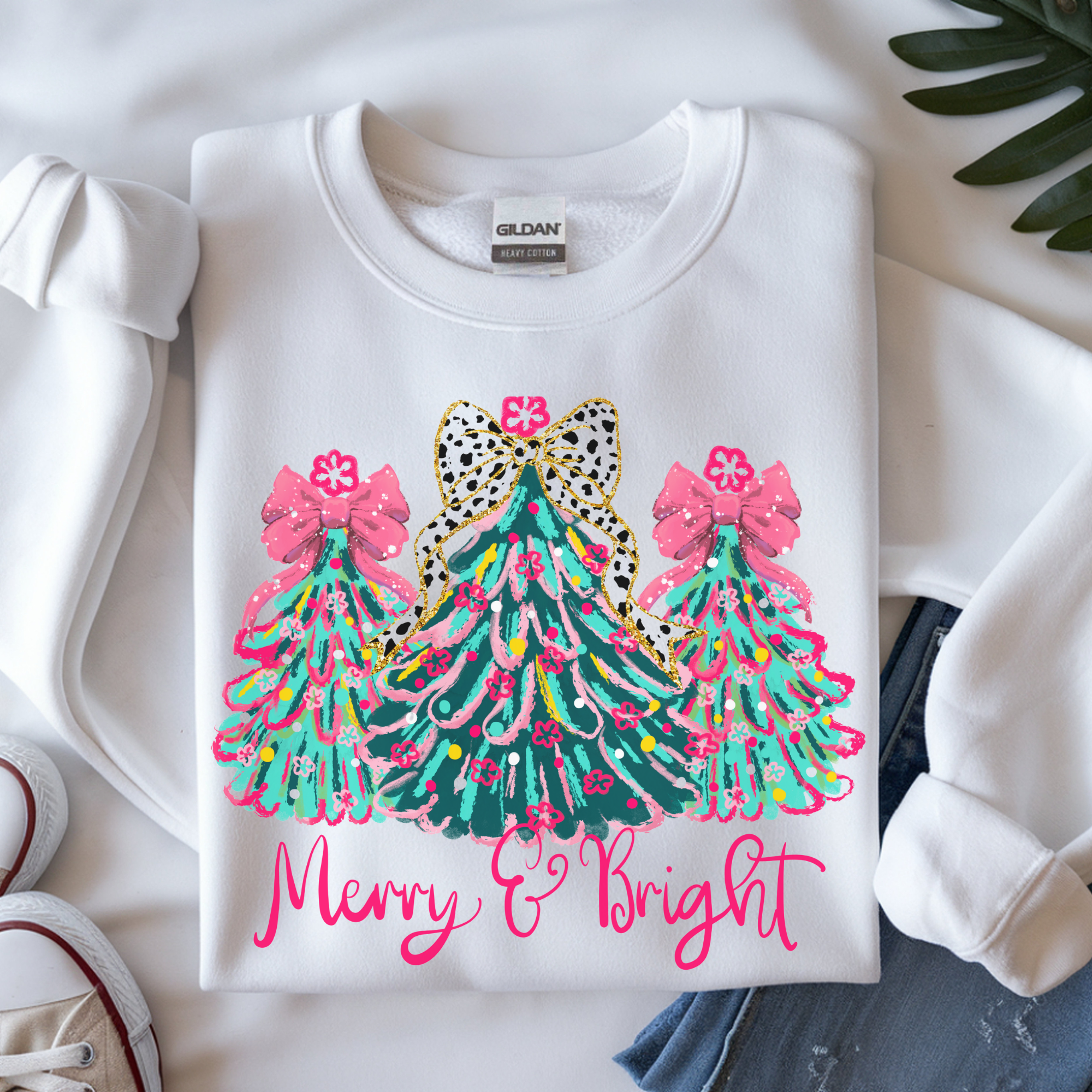 Merry & Bright Christmas Sweatshirt
