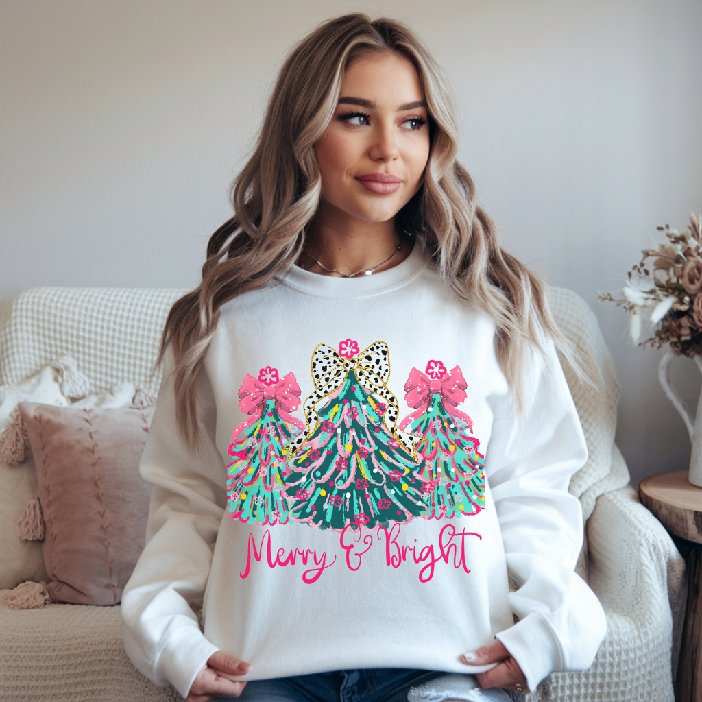 Merry & Bright Christmas Sweatshirt