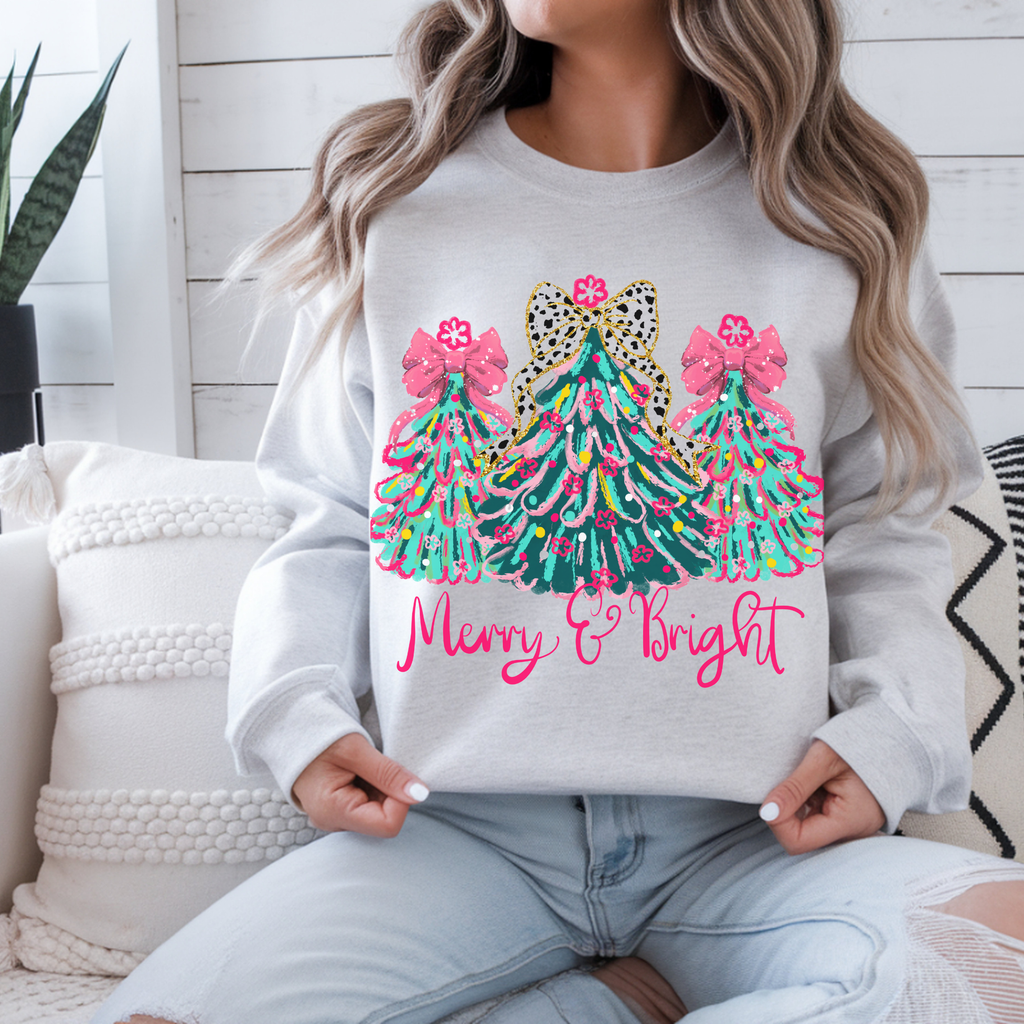 Merry & Bright Christmas Sweatshirt