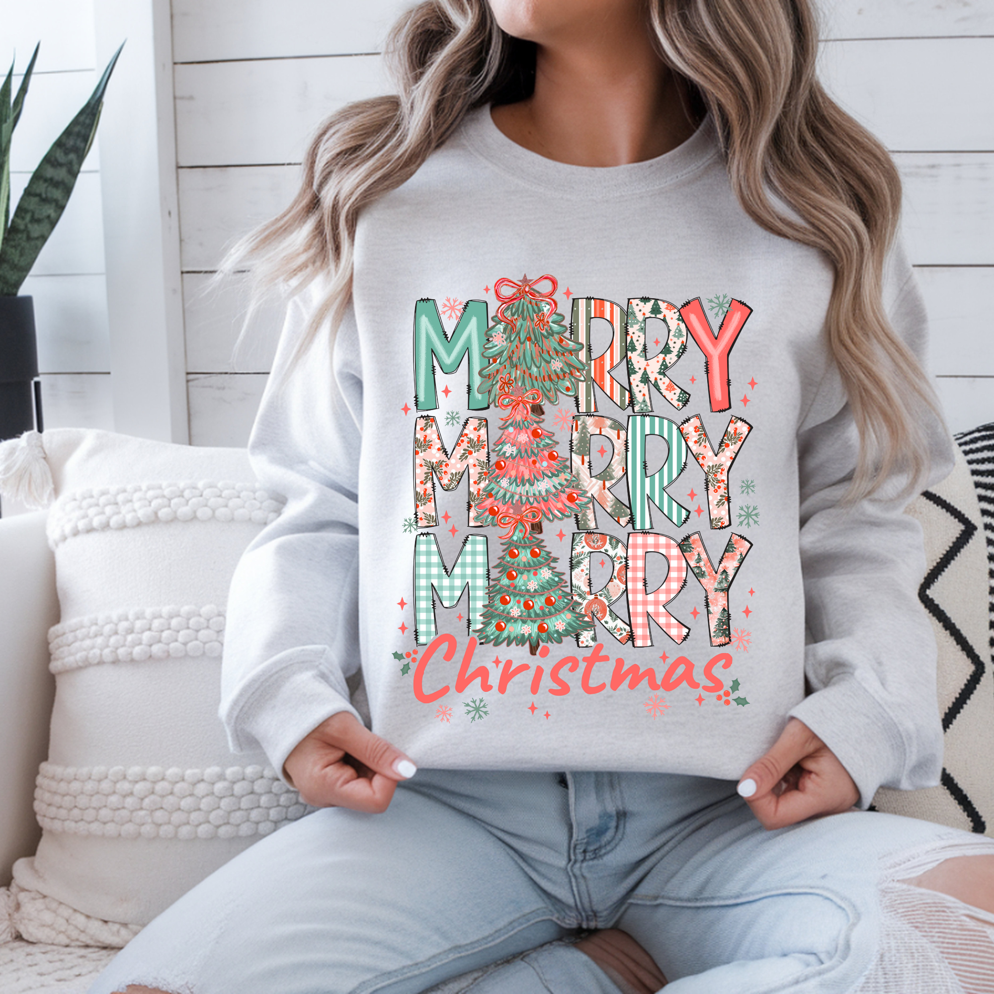 Christmas Holiday Crewneck Sweatshirt